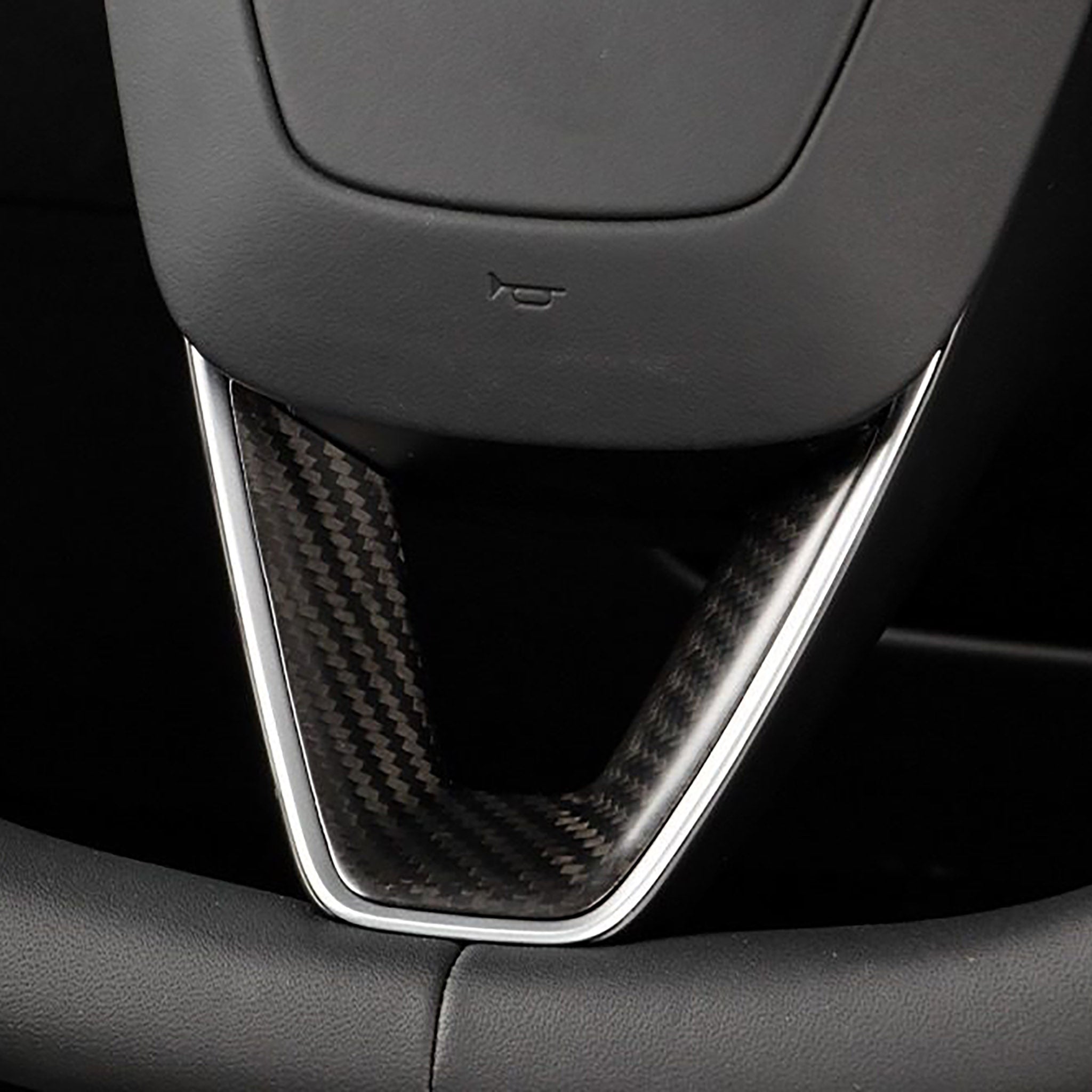 Premium Real Carbon Fiber Steering Wheel Trim for Tesla Model 3 Highland 2024+ | Interior Upgrade | Sporty & Luxurious Driving Experience