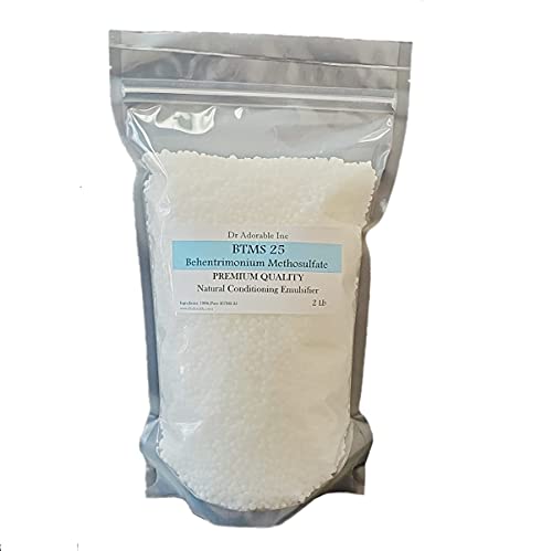 2 LB BTMS 25% Behentrimonium Methosulfate Emulsifying Conditioner - 32 Oz for Hair Softening & Detangling - Perfect for Salon & DIY Hair Care Products