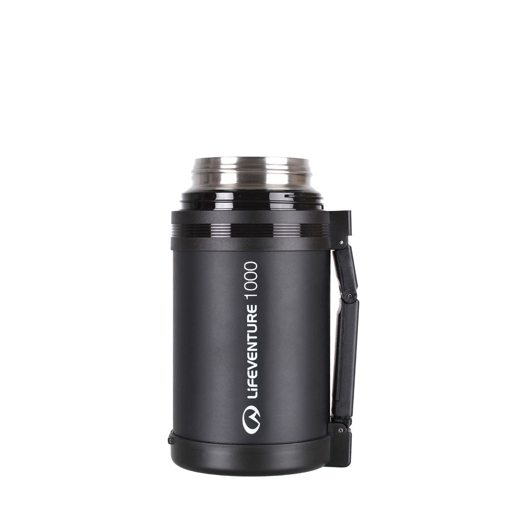 Lifeventure TiV Wide Mouth Vacuum Flask - 18/8 Stainless Steel Insulated Water Bottle for Hot & Cold Drinks - Perfect for Hiking, Camping, Travel & Outdoor Adventures