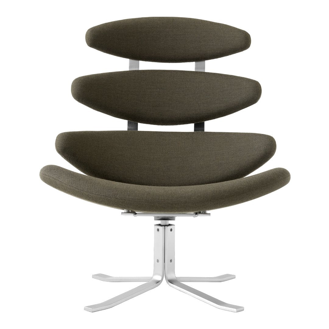 Erik Jørgensen Corona Swivel Lounge Chair - Modern Rotating Armchair for Living Room, Office & Lounge Areas - Premium Scandinavian Design Furniture for Home Decor