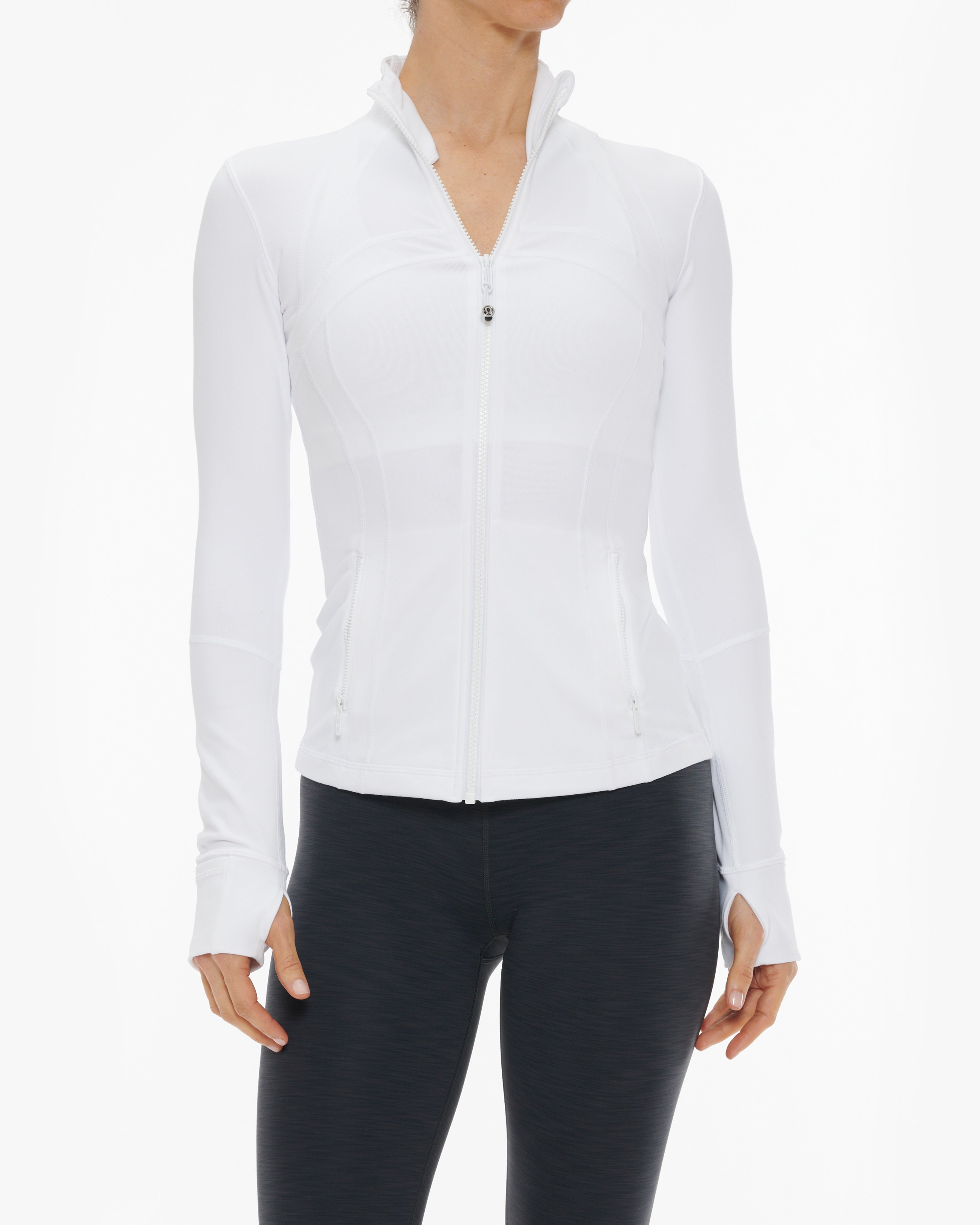 Lululemon Define Jacket for Women - Nulu Fabric High Performance Yoga & Running Jacket - Lightweight, Sweat-Wicking, Stretchy Workout Top for Gym, Lounge & Everyday Wear