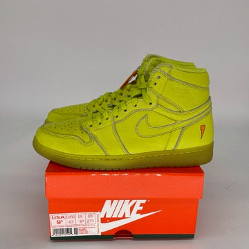 AIR JORDAN 1 GATORADE CYBER Sneakers Men's Size 9.5 AJ5997-345 - Retro Basketball Shoes for Streetwear & Sports Fashion