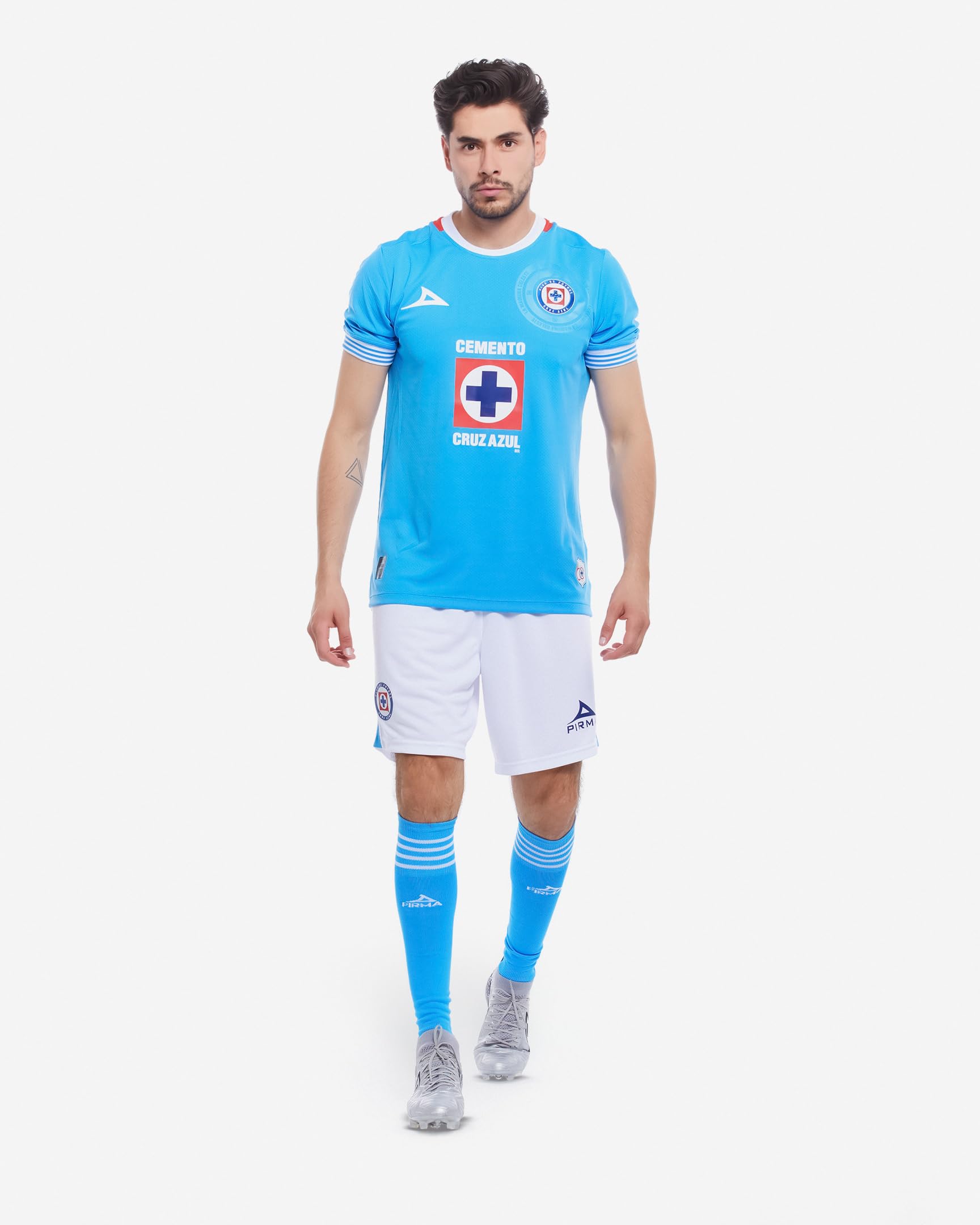 Official Cruz Azul 2024-2025 Home Soccer Jersey - Authentic Blue Football Shirt (Men's Small, US Sizing) - Perfect for Matchdays, Fan Events & Soccer Training