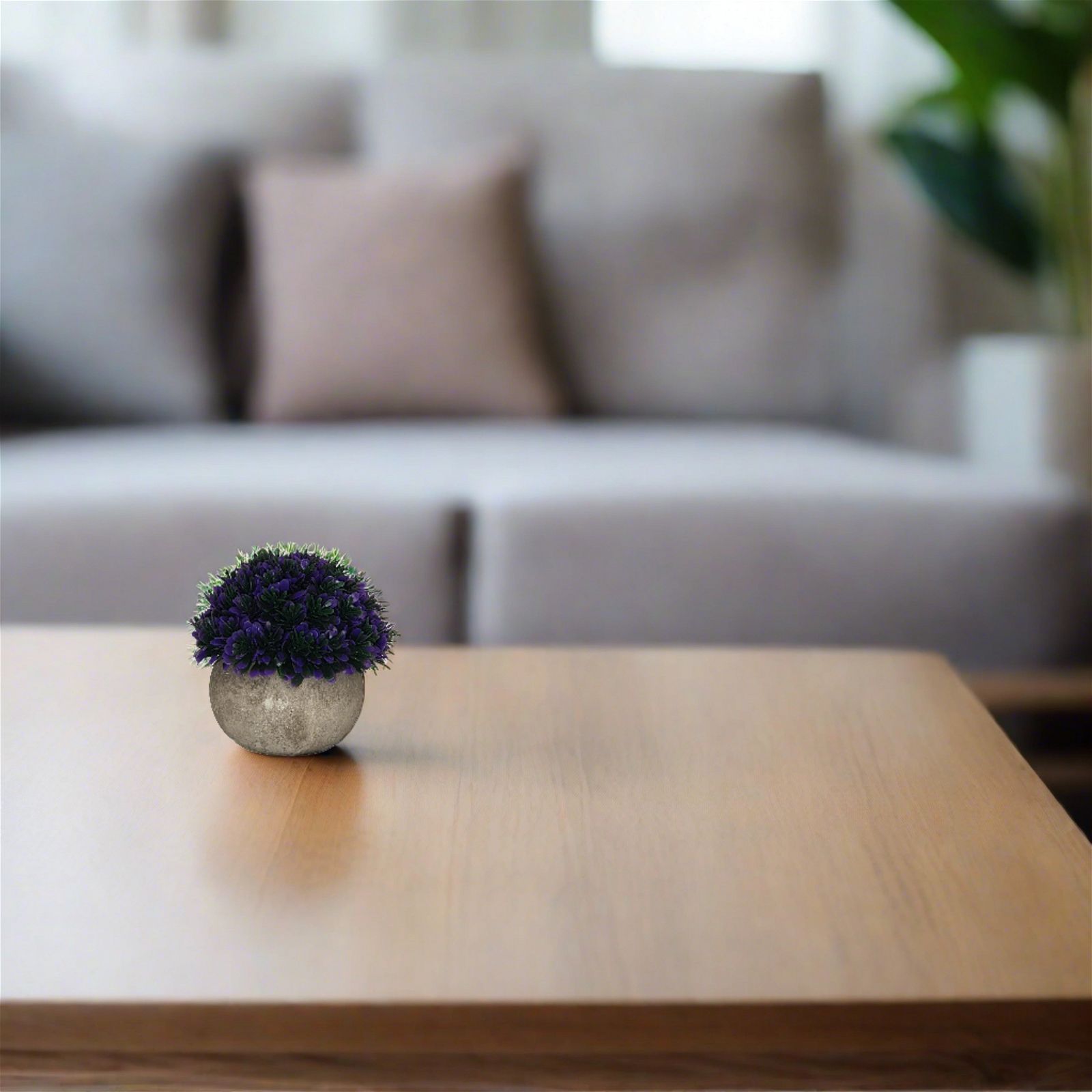 12cm Artificial Purple Flower Faux Plant - Perfect for Home Decor, Office Desk, and Wedding Centerpieces