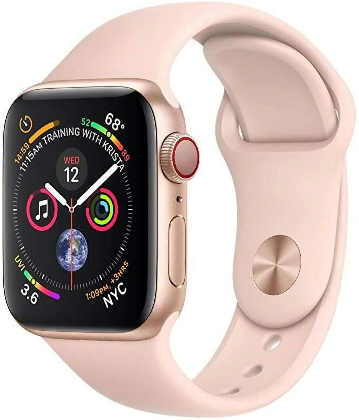 Refurbished Apple Watch Series 4 44mm GPS Smartwatch - Fitness Tracker, Heart Rate Monitor & Water Resistant for Running, Swimming & Daily Use