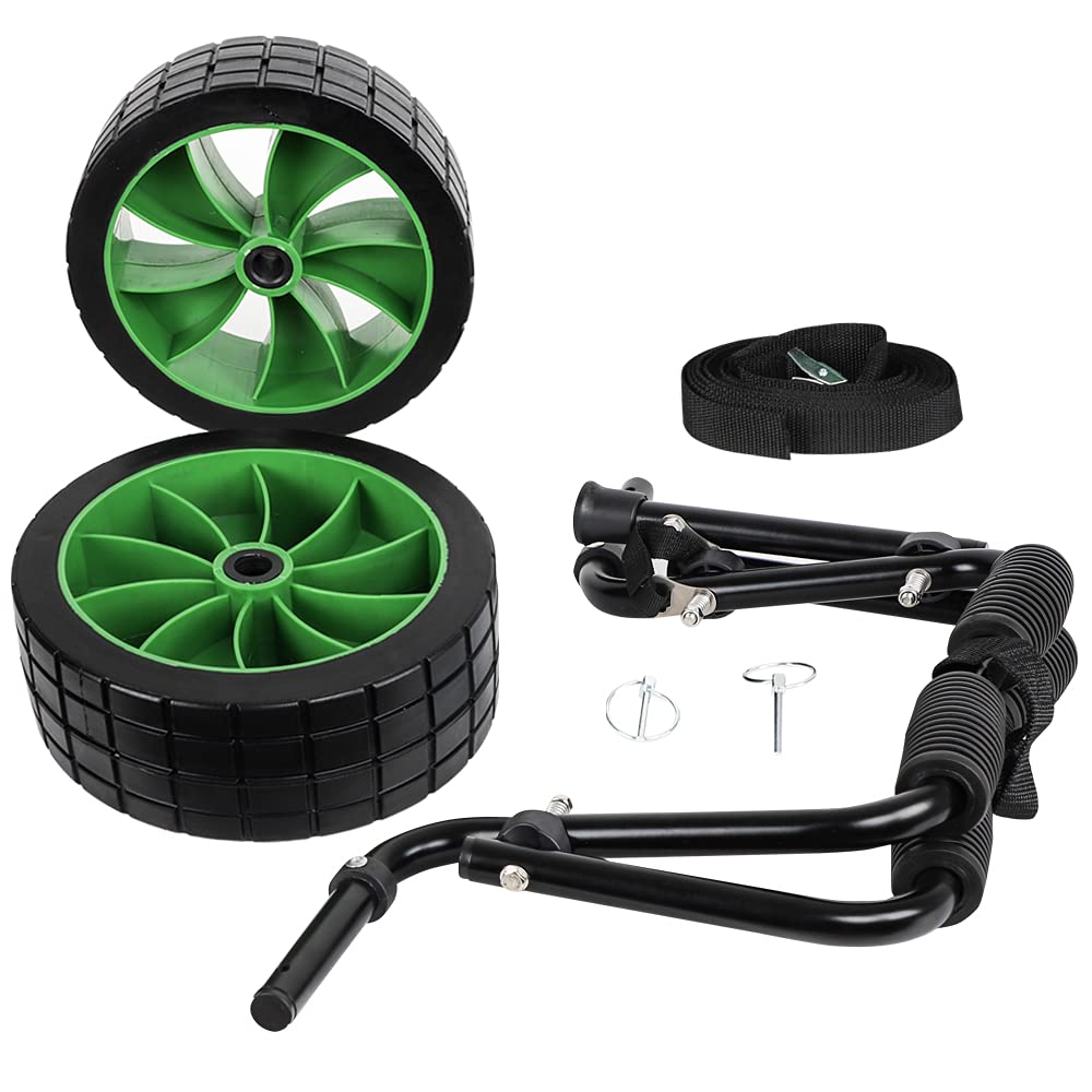 MSC Kayak Cart - Heavy Duty Kayak Trolley & Canoe Carrier with Wheels - Portable Boat Dolly for Easy Transport - Perfect for Beach, Lake & Outdoor Water Sports