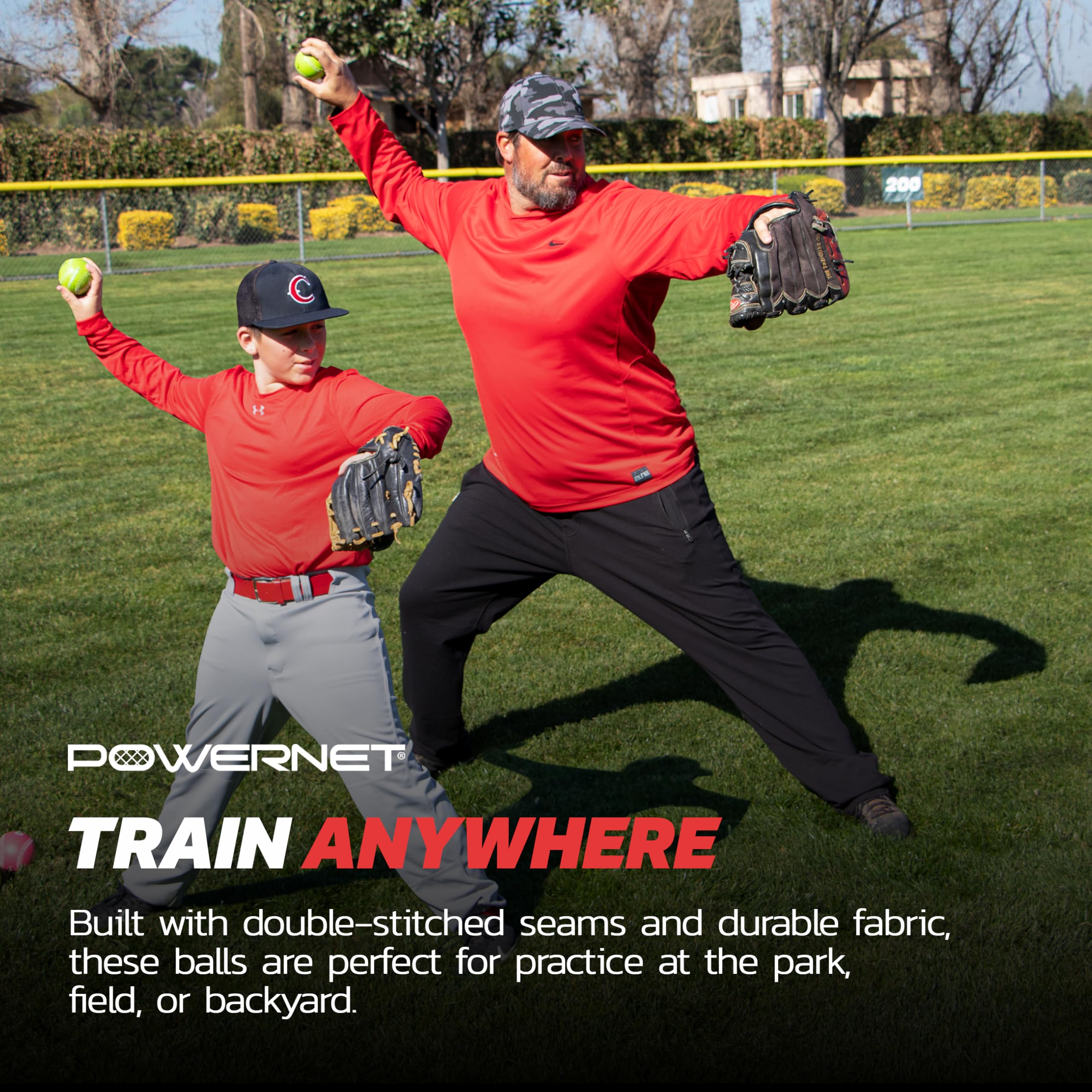 **PowerNet Weighted Baseball Training Bundle – Heavy Pitching & Throwing Balls for Strength Building, Long Toss & Core Command – Perfect for Baseball Practice, Pitching Drills & Strength Training**