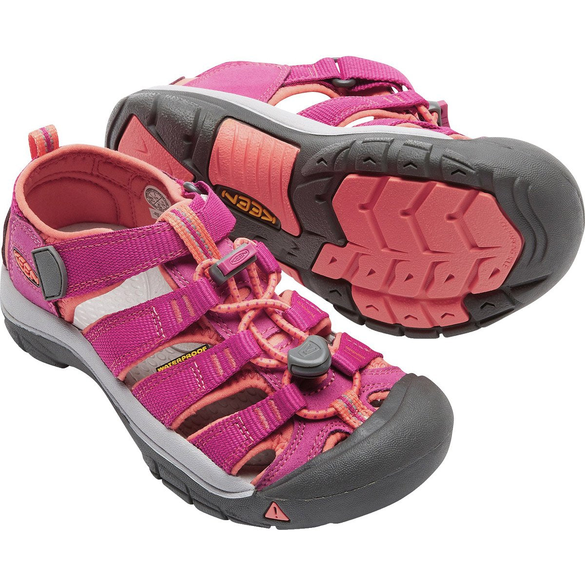Big Kids Newport H2 Sandal - Waterproof & Comfortable Beach Shoes for Boys and Girls - Perfect for Swimming, Beach Walks & Summer Outdoor Activities
