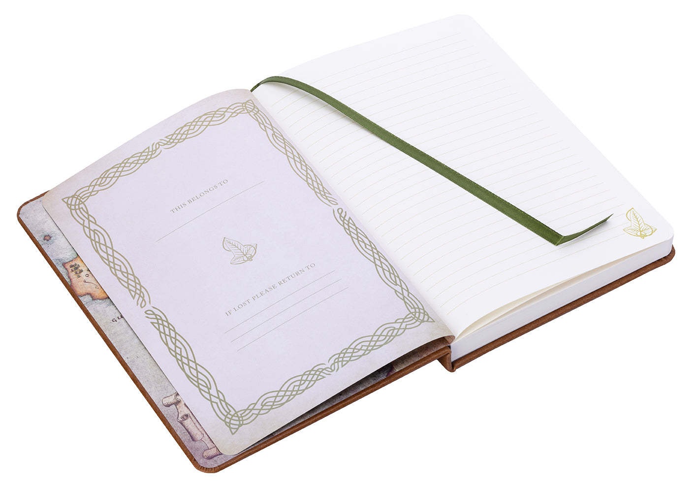 The Lord of the Rings: One Ring Leather Journal with Elvish Charm - Perfect for Fantasy Writing, Gift Giving & Collectors