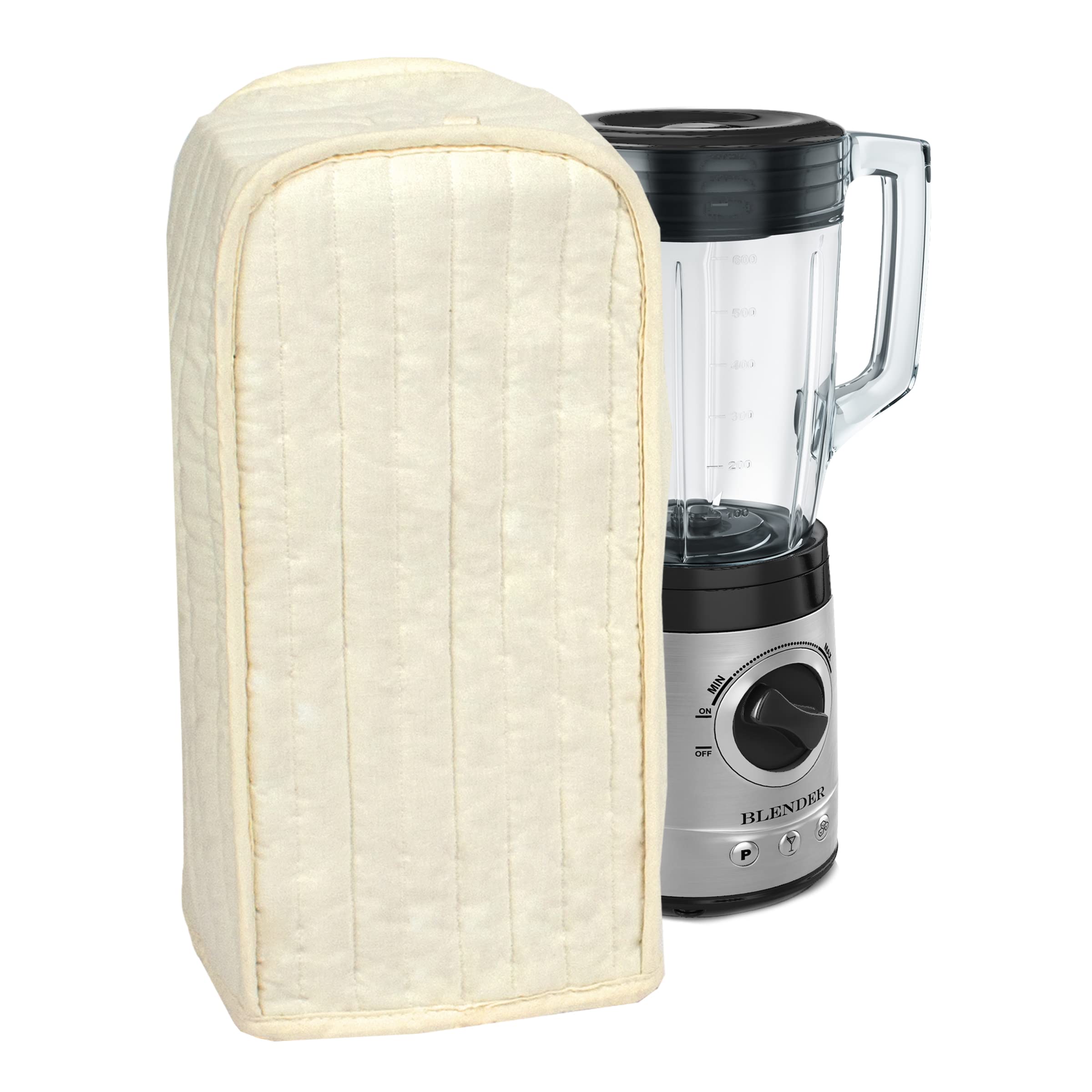 Ritz Blender Cover for Kitchen - Natural Fabric Blender Protector, Dust Cover for Blenders - Perfect for Home, Office, or Restaurant Use