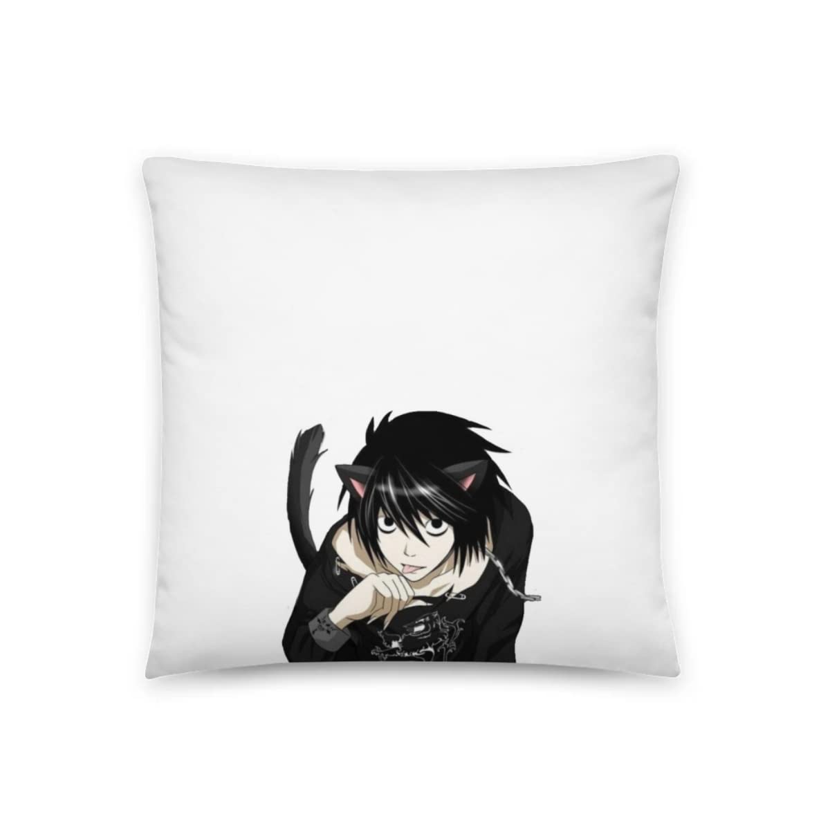 Decorative Catboy Throw Pillow Covers for Sofa, Bed & Outdoor - Soft Pillow Inserts with Removable Case - Perfect for Living Room, Bedroom & Patio Decor