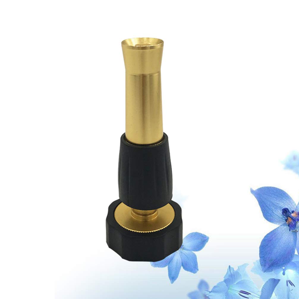 **Heavy Duty Aluminum Alloy Garden Hose Nozzle - 4 Inch Water Sprayer with Adjustable Spray Patterns for Lawn, Plants & Car Washing**