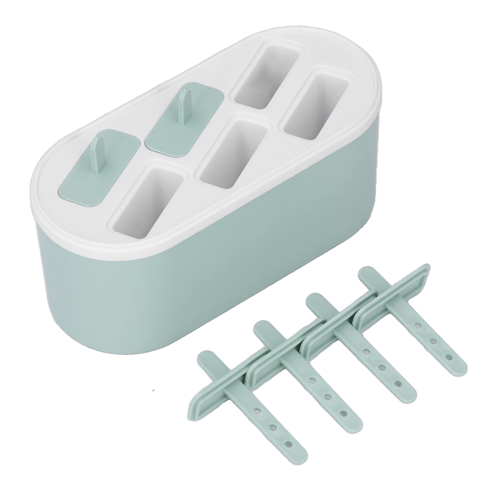 Automatic Ice Cream Maker Mold - 6 Hole DIY Ice Cream Mold for Home Kitchen | Perfect for Homemade Gelato, Sorbet & Frozen Treats