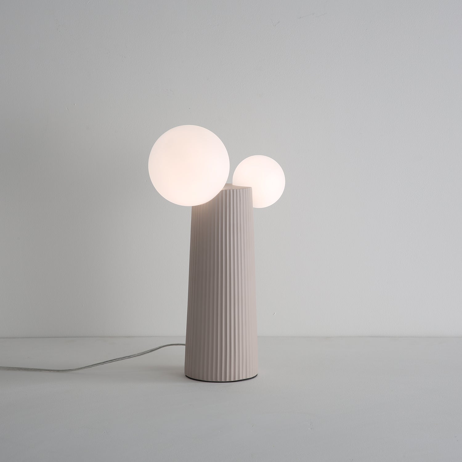 Modern LED Land Table Lamp - Adjustable Brightness, USB Charging Port for Bedroom, Living Room, Office - Perfect for Reading, Working & Night Light