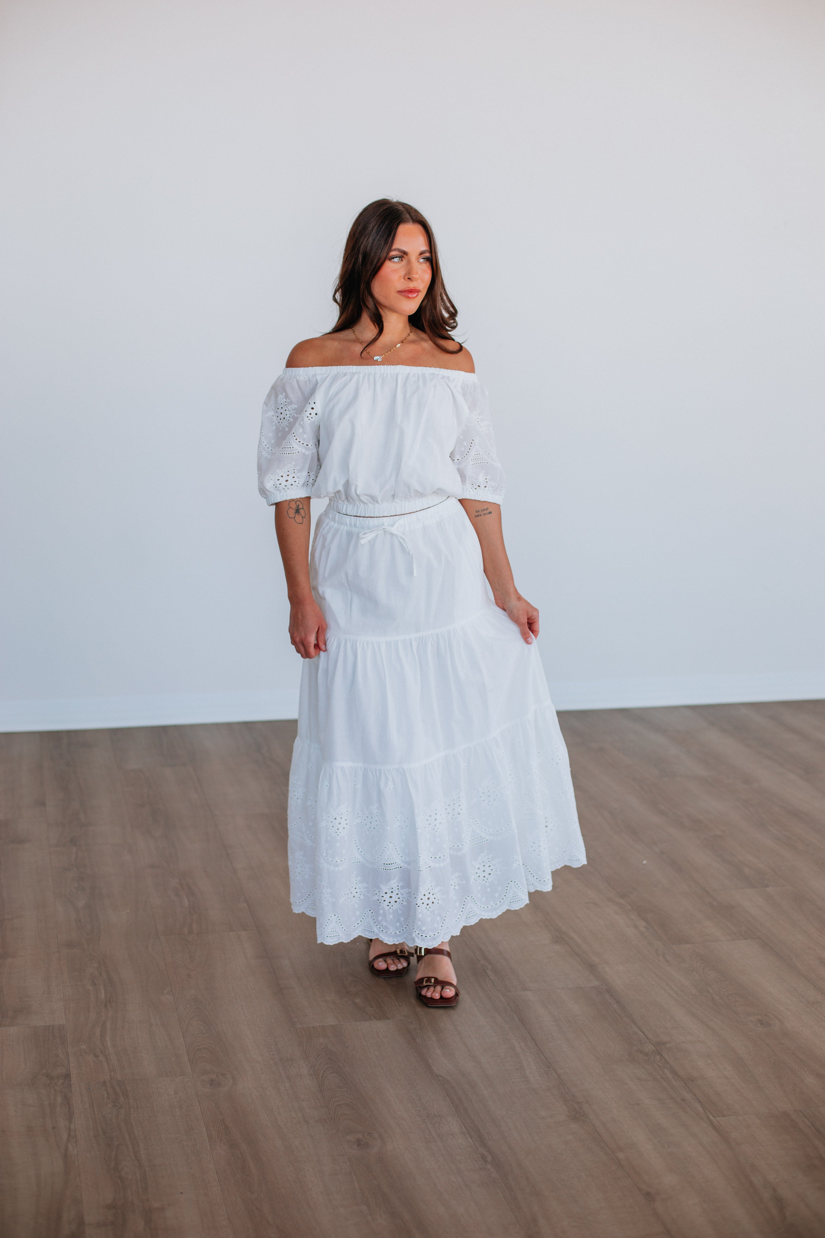 Adhara Maxi Skirt for Women - Flowy Boho Long Skirt with Pockets, Comfortable & Stylish - Perfect for Beach, Vacation, and Summer Outfits