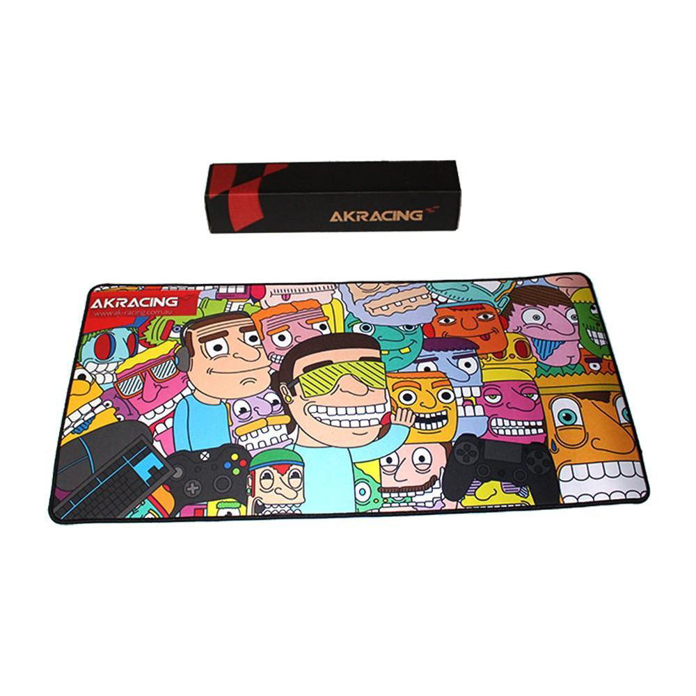 AK Racing Gaming Mouse Pad - Large Non-Slip Rubber Base, Smooth Surface for Precision Control - Perfect for PC, Laptop, Esports & Office Workstations