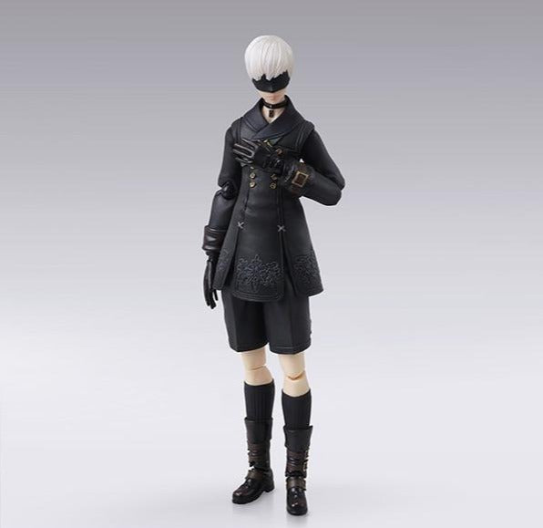 Bring Arts Nier Automata 9S Action Figure - Square Enix Collectible Model for Anime & Gaming Fans | Perfect for Display, Cosplay, and Gift Giving