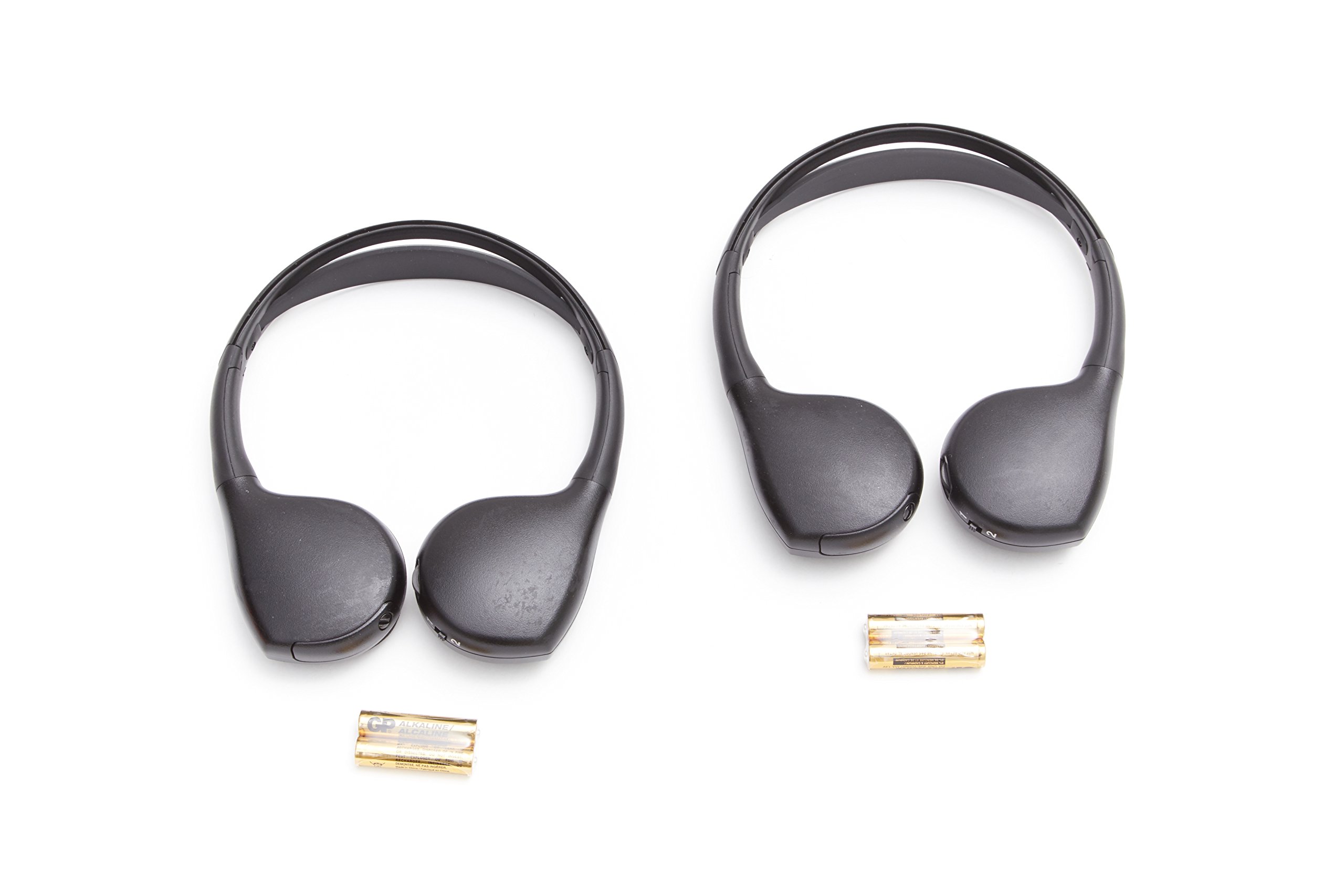 ACDelco 22863046 Dual-Channel Wireless IR Headphones - 2 Pack for TV Watching, Gaming & Home Theater Use