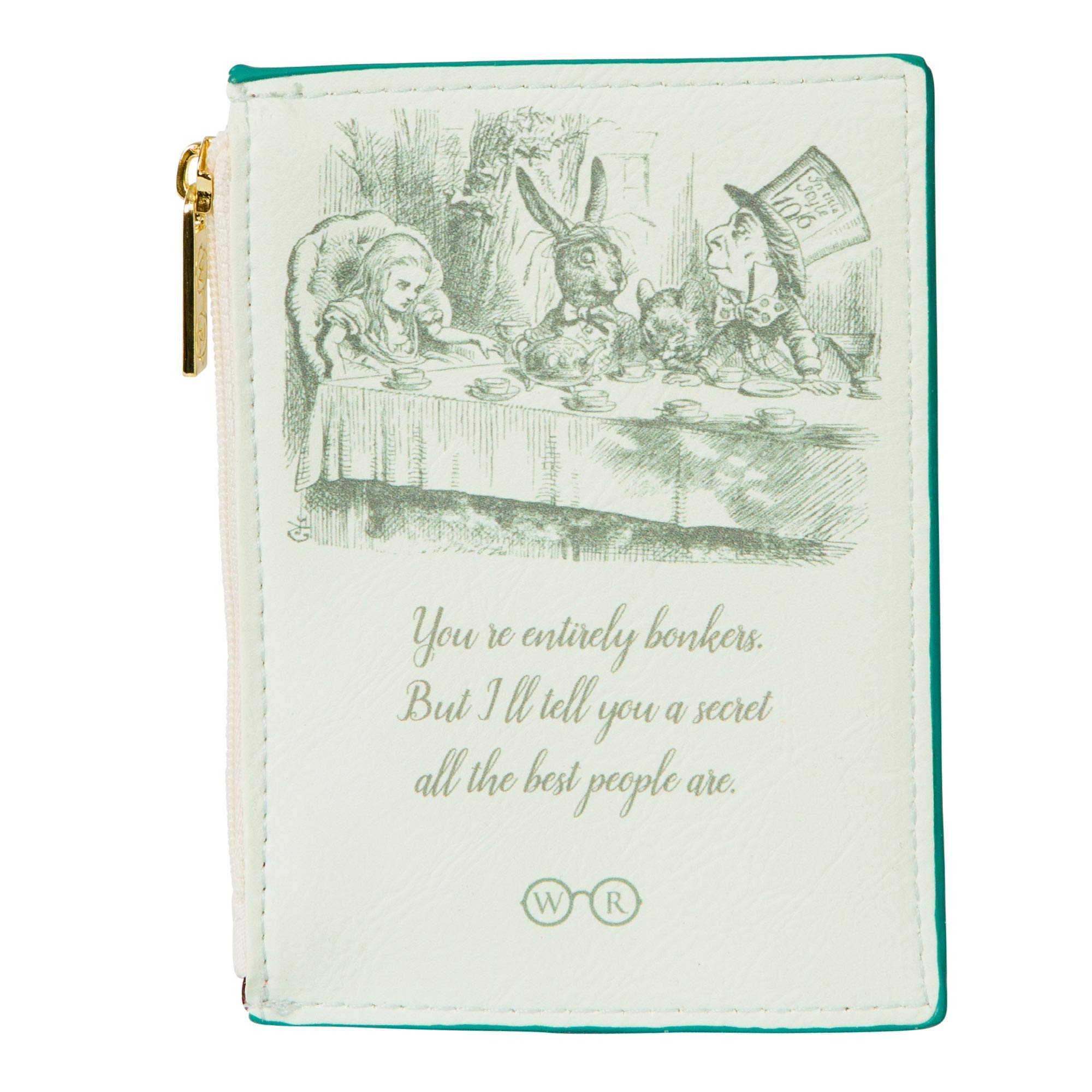 Book Themed Coin Purse for Book Lovers - Perfect Literary Gift for Book Clubs, Readers & Writers - Elegant Bookworm Wallet for Women by Well Read | Great for Reading Events, Book Fairs & Daily Use