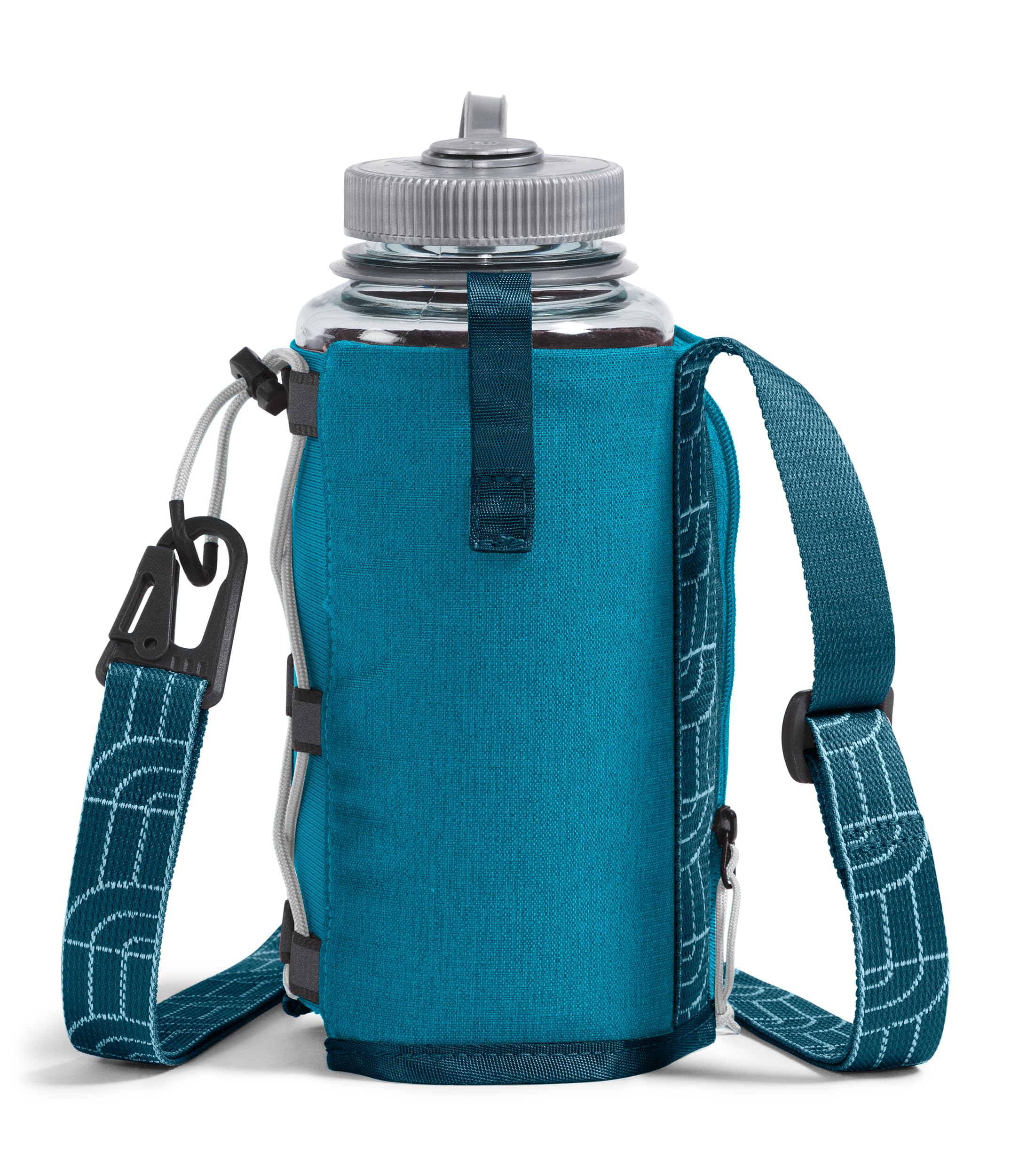 THE NORTH FACE Borealis Water Bottle Holder - Midnight Petrol/Alkaline Blue - Adjustable One Size - Perfect for Hiking, Running & Outdoor Adventures