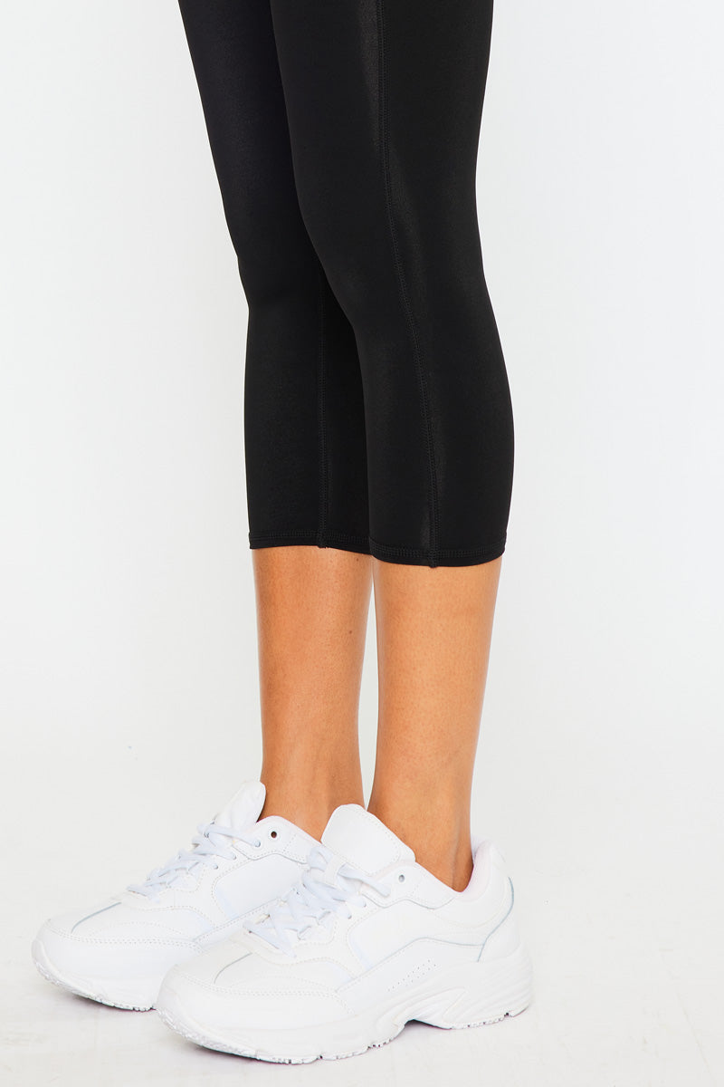 Venus Mid Rise Active Leggings for Women - High Waist Yoga Pants with Pockets - Perfect for Workout, Running, Gym & Lounge Wear