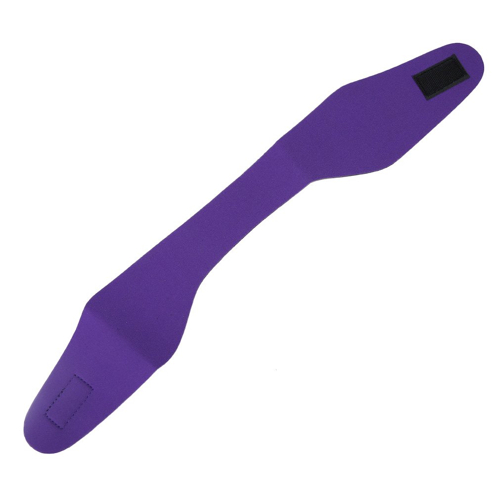 Plplaaoo Neoprene Swimming Ear Band - Waterproof Swim Headband for Kids, Teens & Adults | Comfortable Elastic Ear Protection for Swimming, Surfing & Water Sports (Medium, Purple)