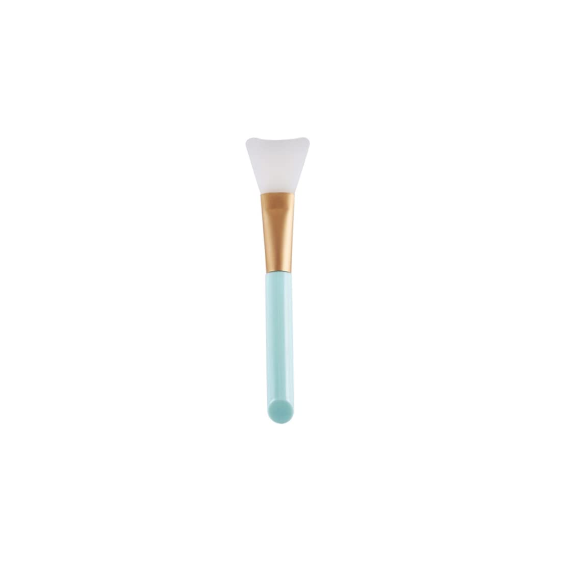 1 Pack Green Silicone Facial Mask Brush - Hairless Face Makeup Applicator for DIY Mud Masks & Cosmetic Application | Perfect for At-Home Spa, Skincare Routine & Professional Makeup Artistry