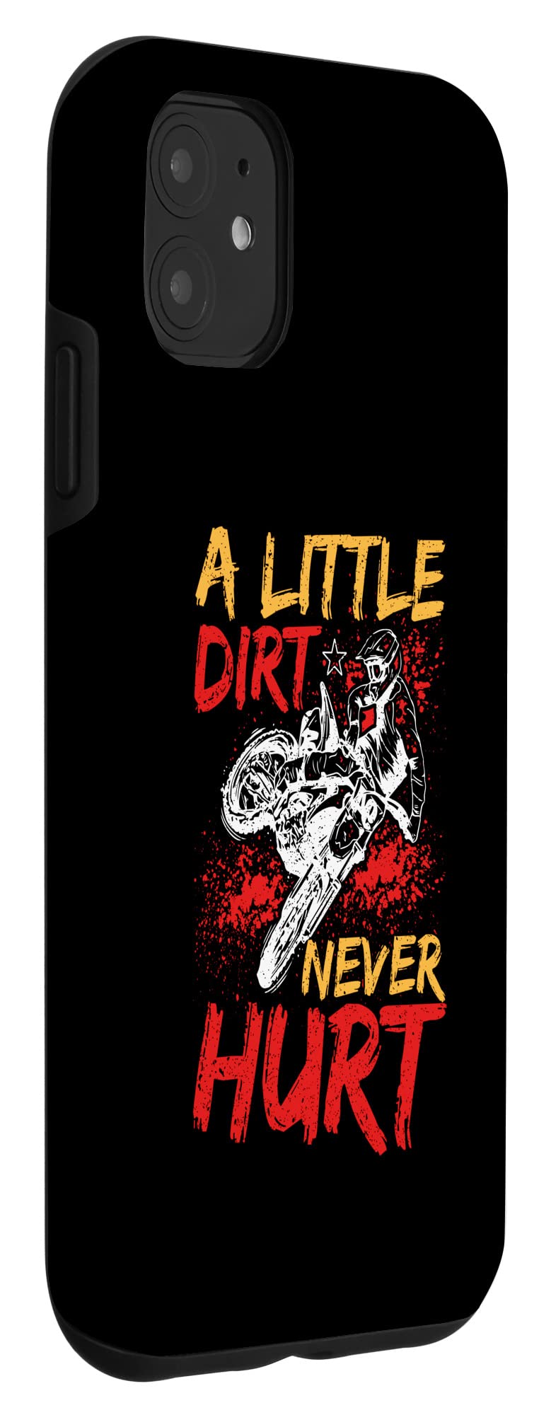 Funny Motocross Dirt Bike iPhone 11 Case - Durable Protective Cover for Boys & Men - Perfect for Off-Road Adventures, Motorcycle Riding & Outdoor Activities