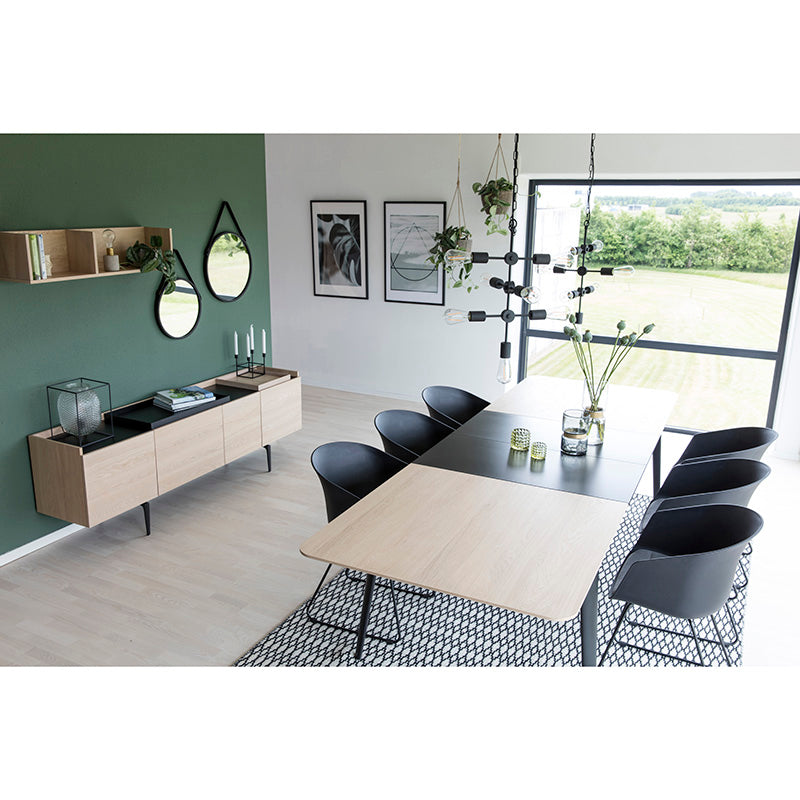 BROGAN 200cm Natural Wood Sideboard Buffet Cabinet for Dining Room - Stylish Storage Solution for Home Decor & Entertaining