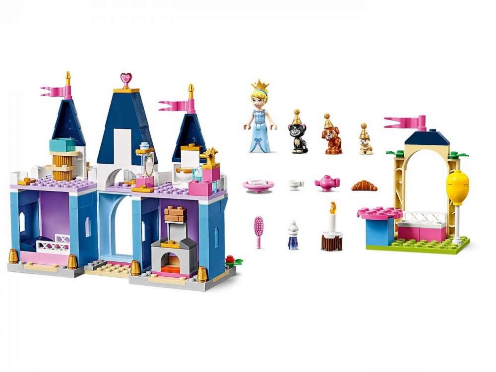LEGO Disney Cinderella’s Castle Celebration 43178 Building Kit (168 Pieces) - Creative Toy for Kids, Disney Princess Fans & Collectors - Perfect for Birthday Gifts, Christmas Presents & Playtime Fun
