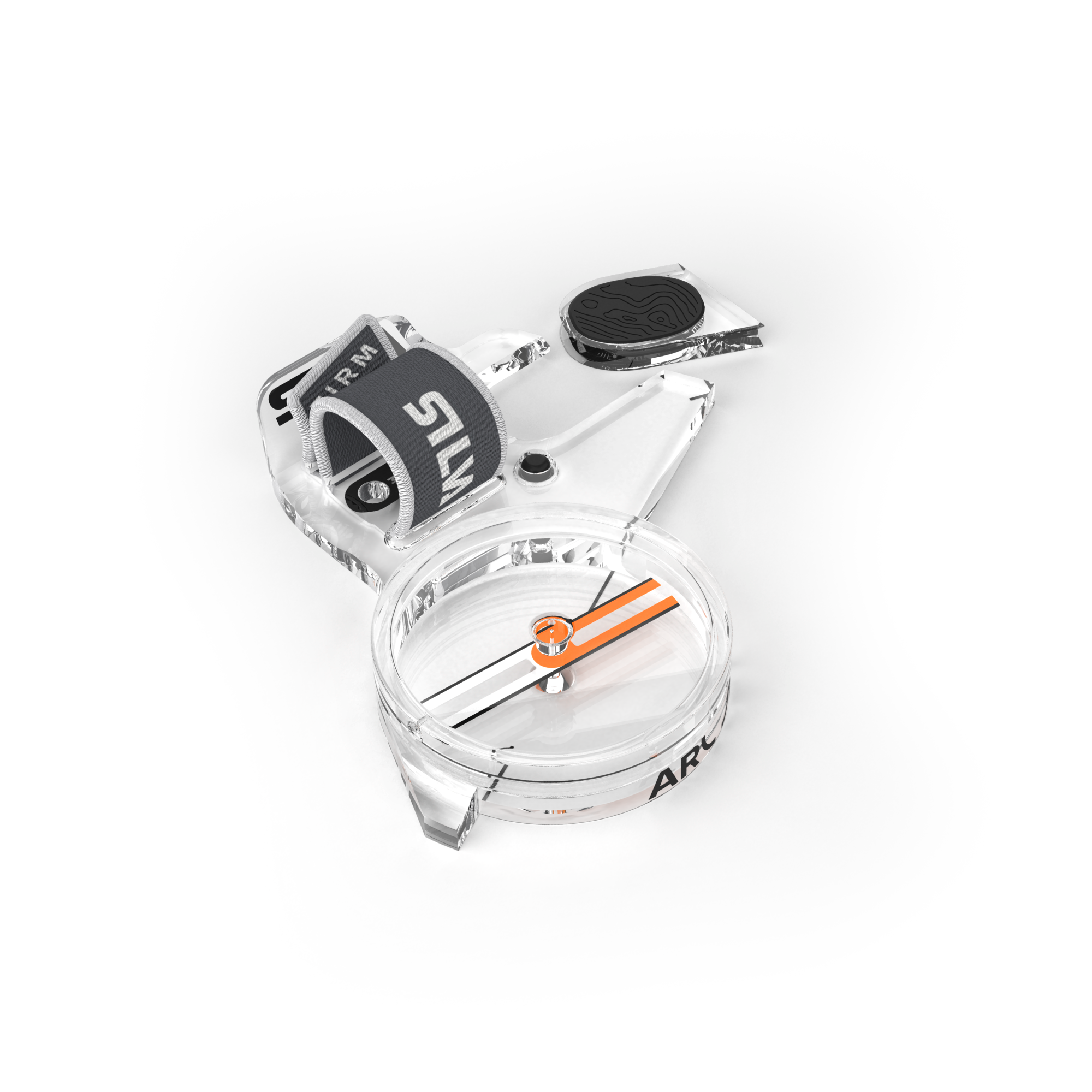 Silva Arc Jet Left Handed Compass - Precision Navigation for Hiking, Camping & Outdoor Adventures