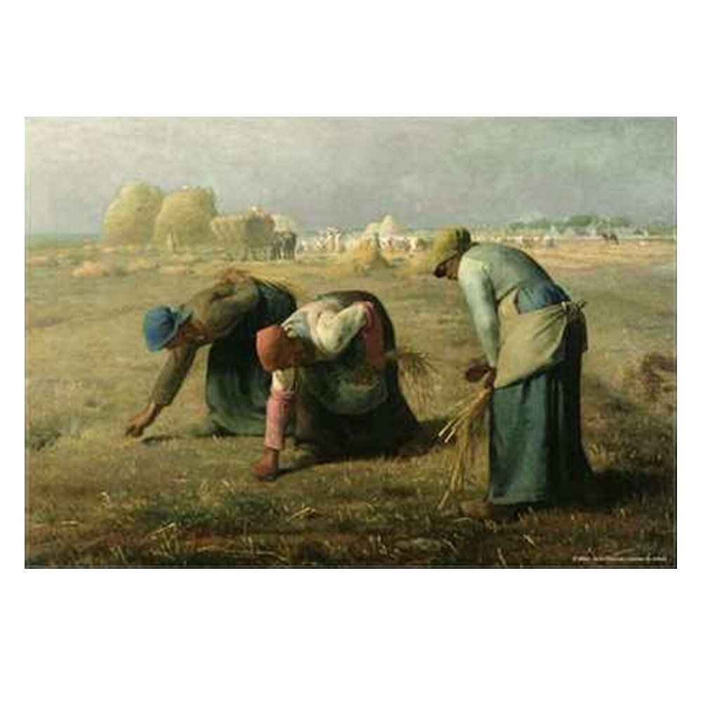 1000 Piece Jigsaw Puzzle of The Gleaners by Jean-François Millet - Famous Art Puzzle for Adults - Perfect for Home Decor, Relaxation & Family Game Night