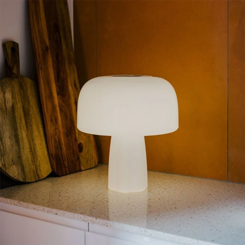 Goodnight Light | The Boleti Lamp White - Perfect Night Light for Kids, Nursery, Bedroom & Home Decor