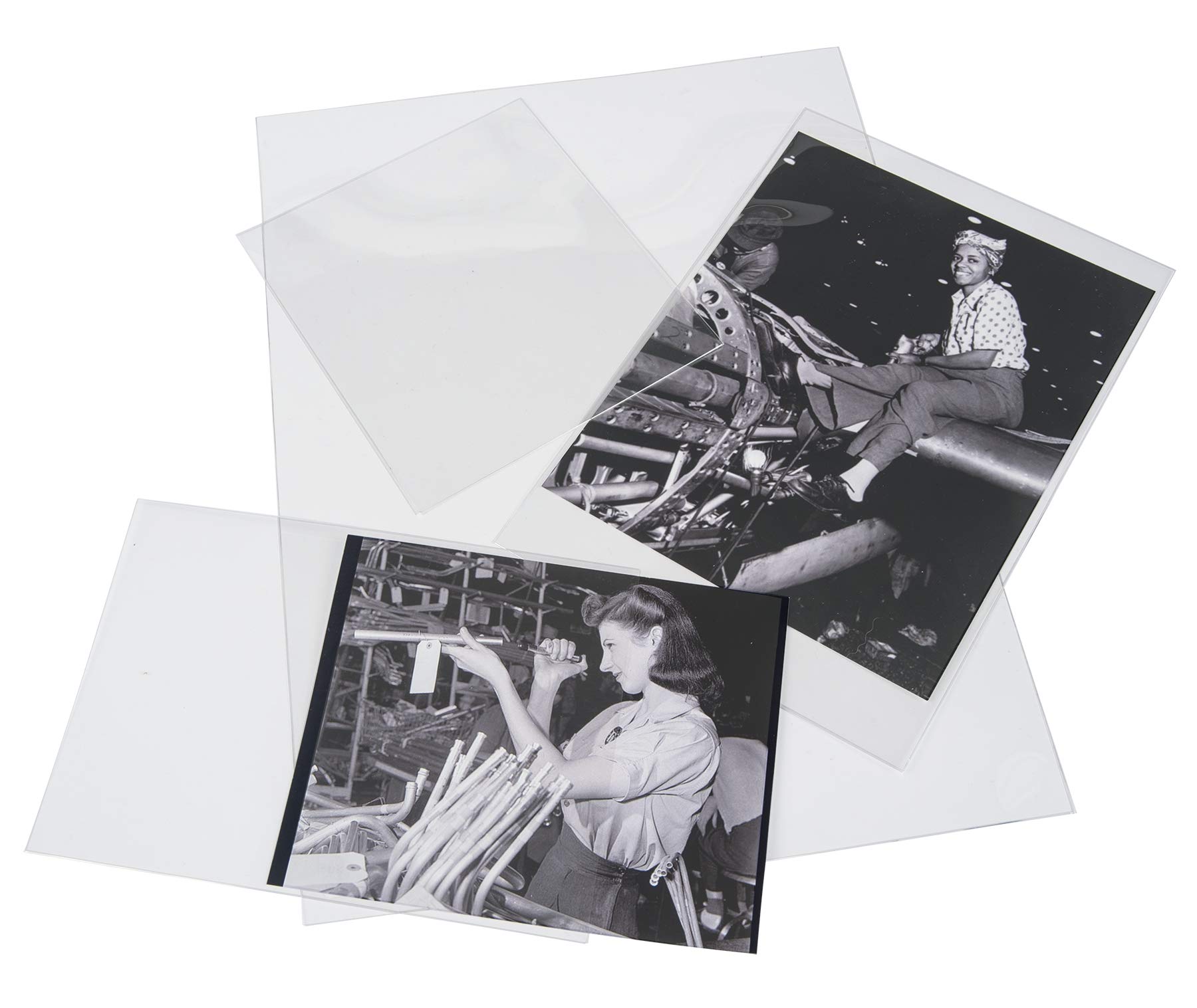 Gaylord Archival Polyester Preservation Sleeves Variety Pack - Acid-Free, Lignin-Free Document Protectors for Photos, Artwork & Important Papers Storage