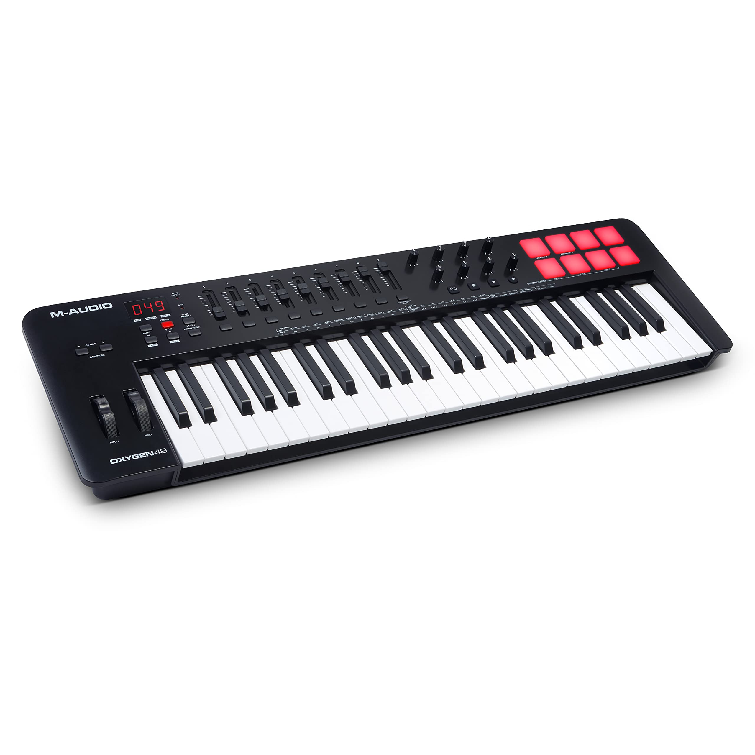 M-Audio Oxygen 49 MKV 49-Key USB MIDI Keyboard Controller for Music Production, Recording & Live Performance