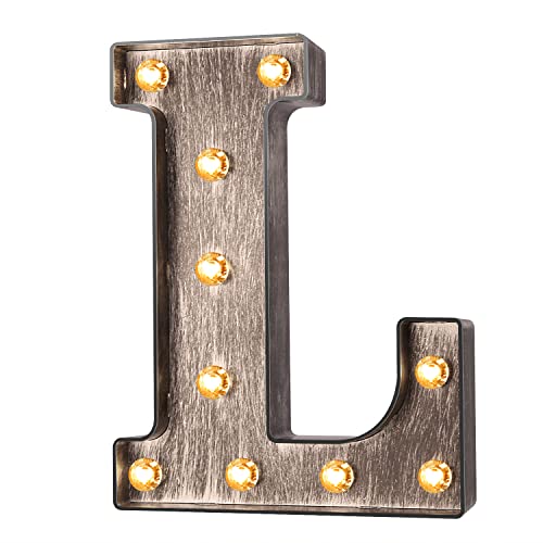 Silver Letters-L