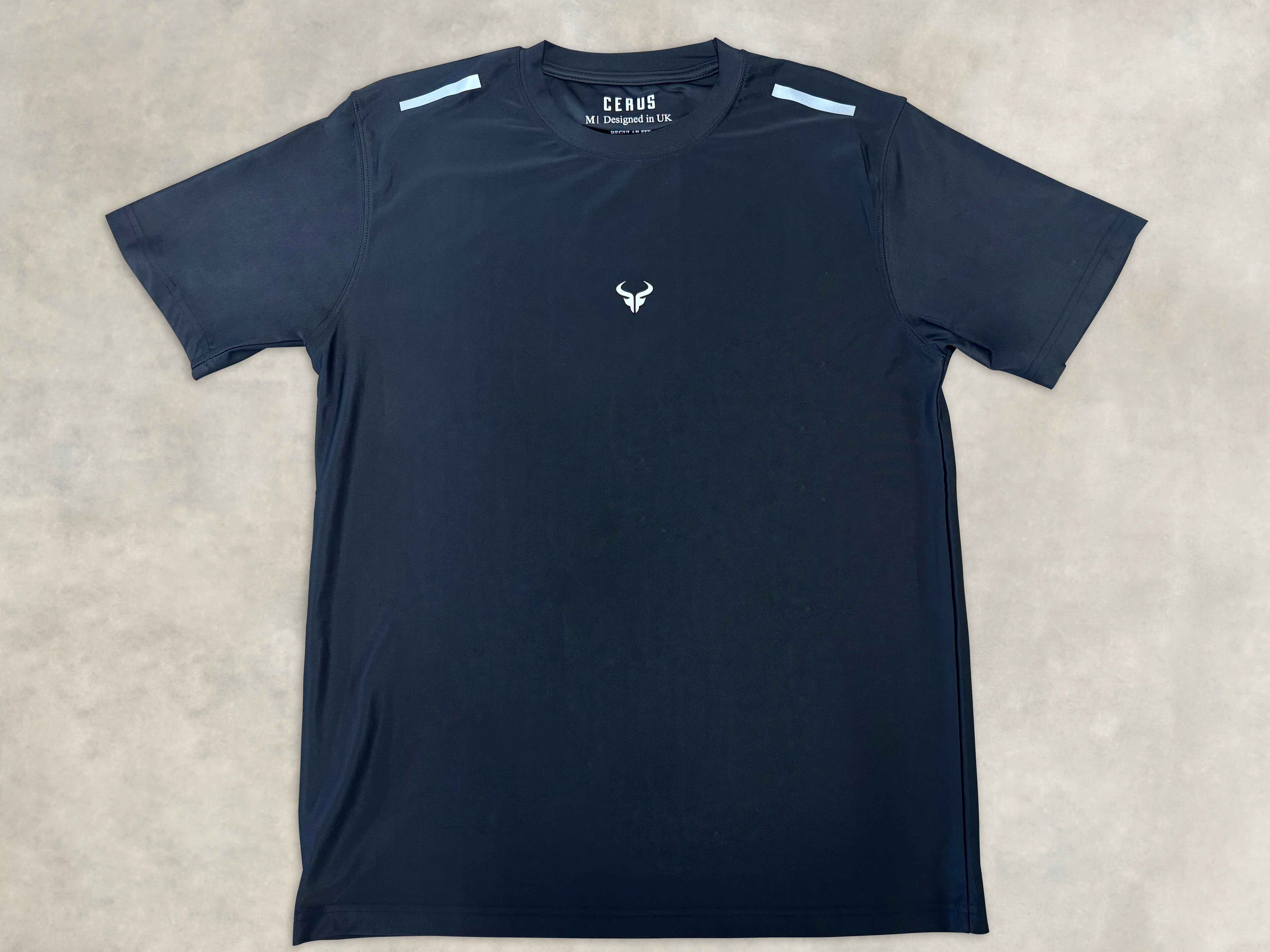 Cerus Black Janus Men's T-Shirt - Premium Cotton Comfort Fit Casual Tee for Everyday Wear, Gym & Outdoors