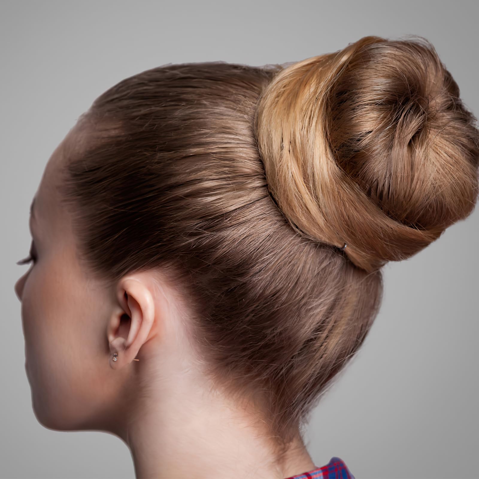 KALLORY 3Pcs Hair Styling Tools Set - DIY Foam Ring Shaper, Doughnut Bun Maker & Snap Hair Roll for Women's Hairstyles | Perfect for Updos, Ponytails & Party Looks