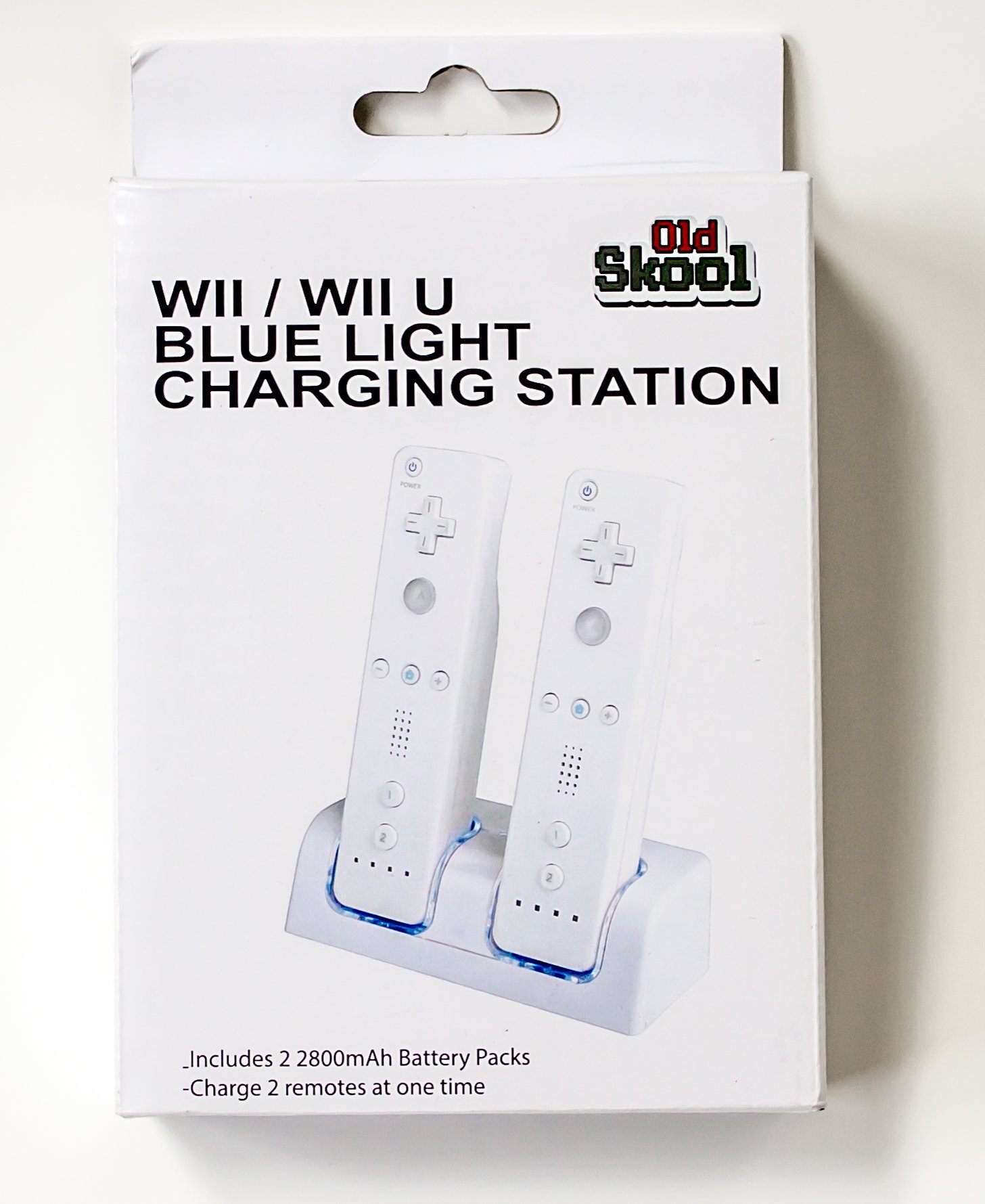 Original Wii Dual Charging Station with 2 Rechargeable Batteries & LED Indicator Lights for Wii Remote Controllers - Perfect for Gaming Nights & Family Entertainment