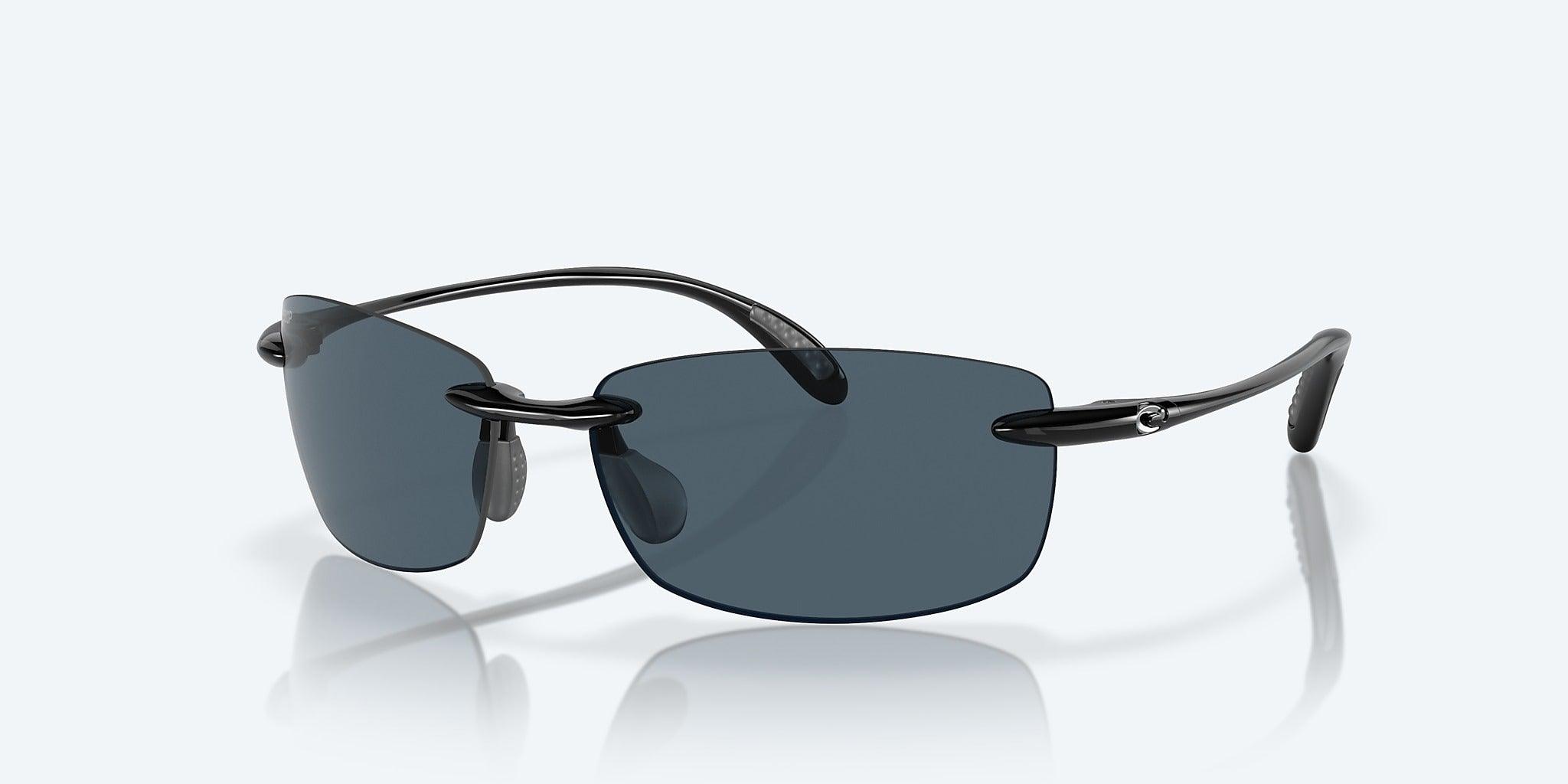 Shiny Black Frame With Gray Mirror Lens 580P