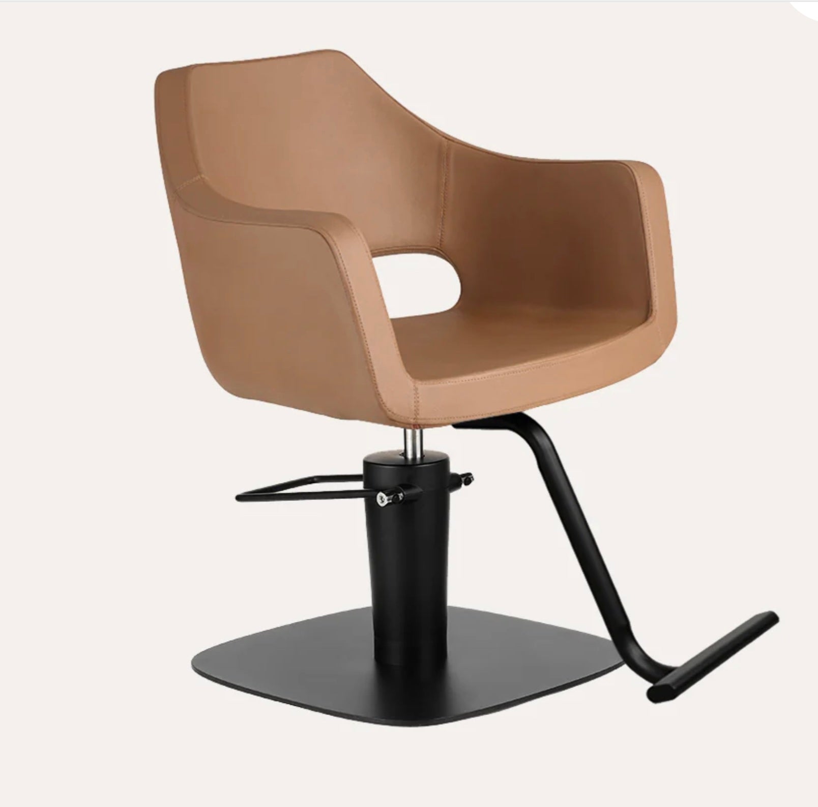 Vera Professional Salon Chair for Hair Styling, Barber, Beauty & Spa - Heavy Duty Hydraulic Stylist Chair with Adjustable Height & Swivel Base - Perfect for Salons, Barbershops & Home Use