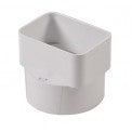 2x3x4 SCH40 Downspout Adapter - Heavy Duty NDS 9P08 for Seamless Gutter Drainage - Perfect for Residential & Commercial Downspout Connections