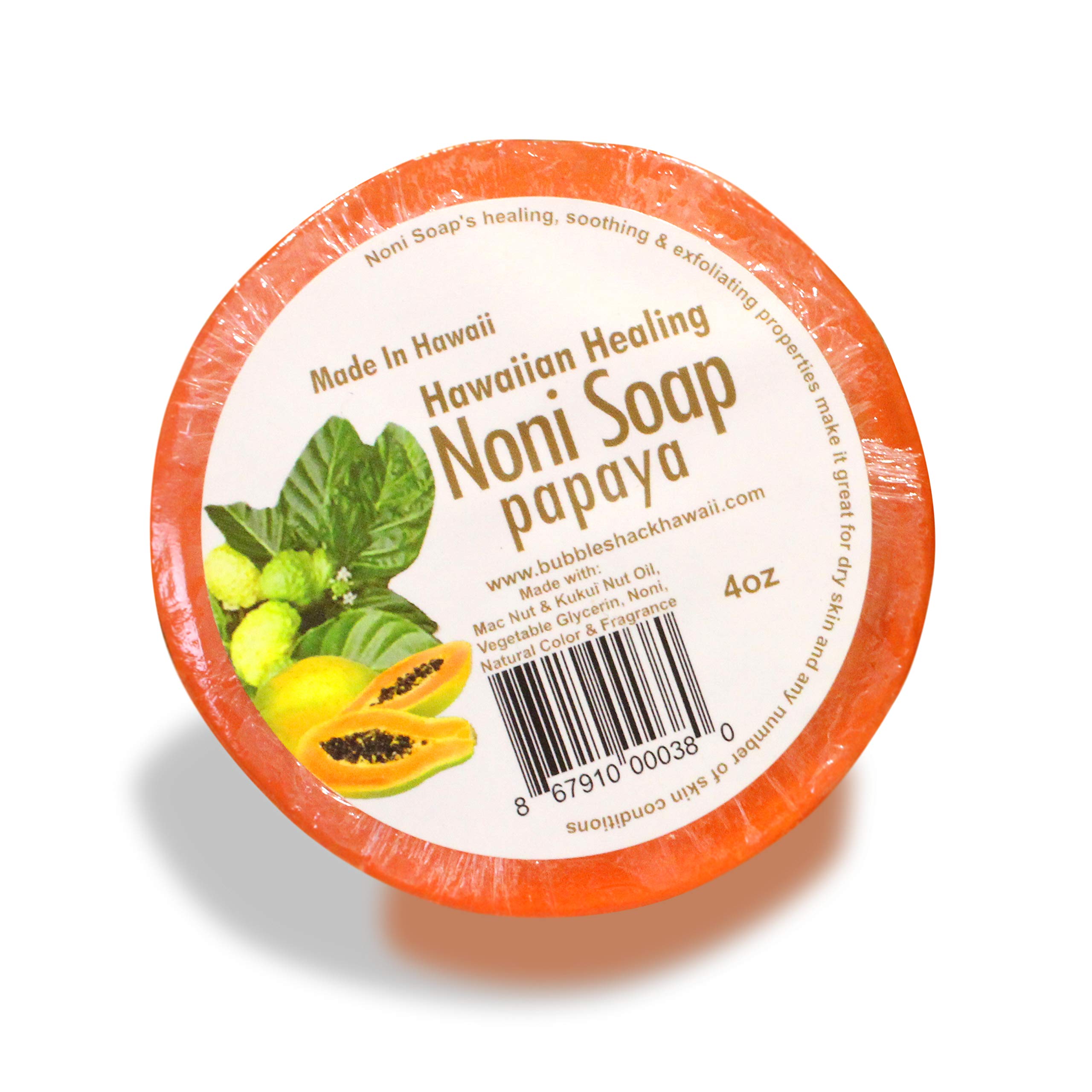 Organic Noni & Papaya Soap for Glowing Skin - Natural Face & Body Cleanser for Acne, Dark Spots & Dry Skin - Perfect for Daily Skincare Routine & Spa Treatments