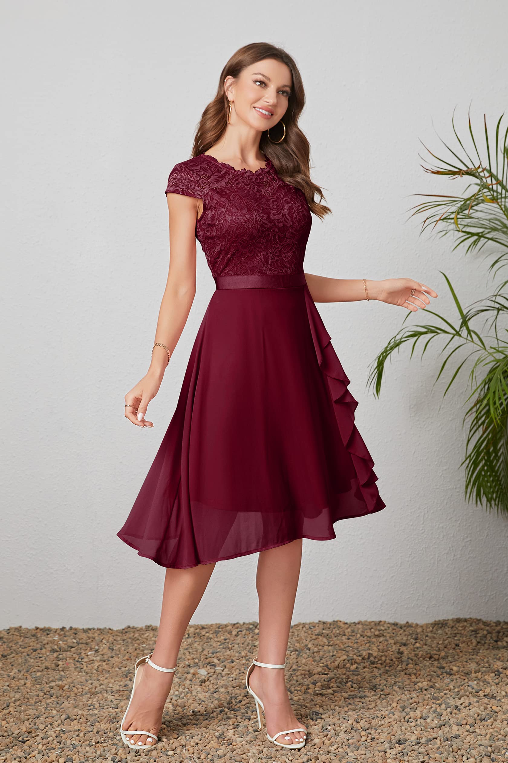 Elegant Women's Cocktail Dresses for Evening Parties, Tea Parties & Weddings 2024 | Semi-Formal Prom Guest Dress | Perfect for Cocktail Receptions, Bridal Showers & Special Occasions