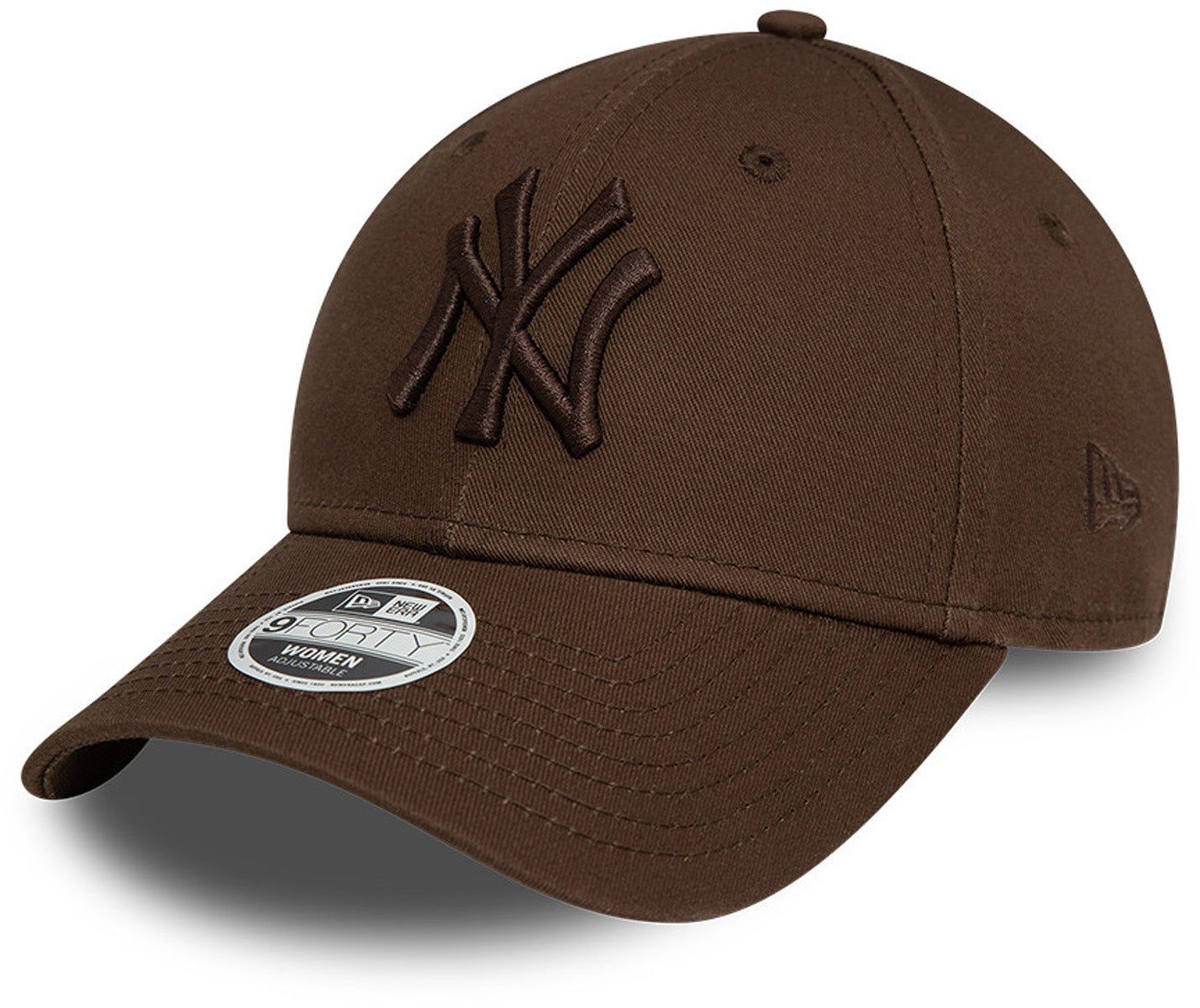 New York Yankees New Era 9Forty Essential Walnut Baseball Cap for Women - Stylish Adjustable Hat for Baseball Fans, Outdoor Sports & Casual Wear