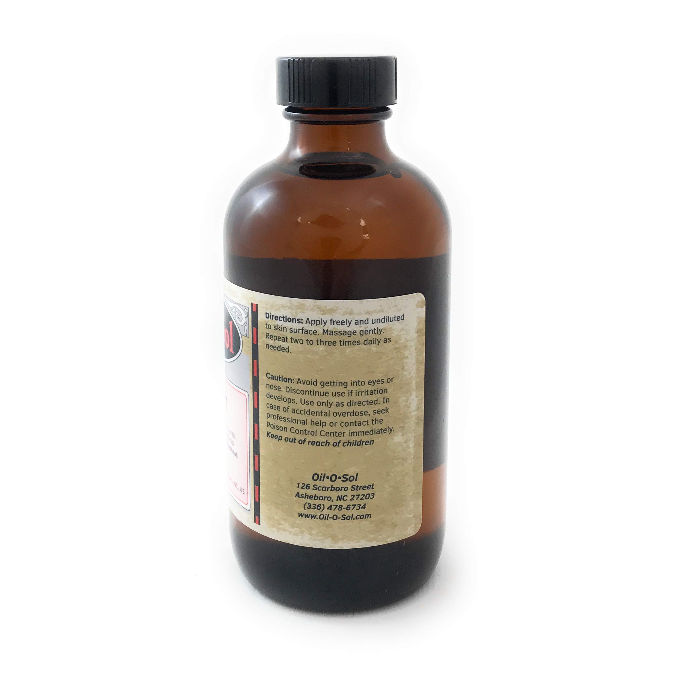 Oil-O-Sol Ointment Essential Oil Blend - 8oz Bottle for Pain Relief & Muscle Relaxation | Aromatherapy, Massage & First Aid Use