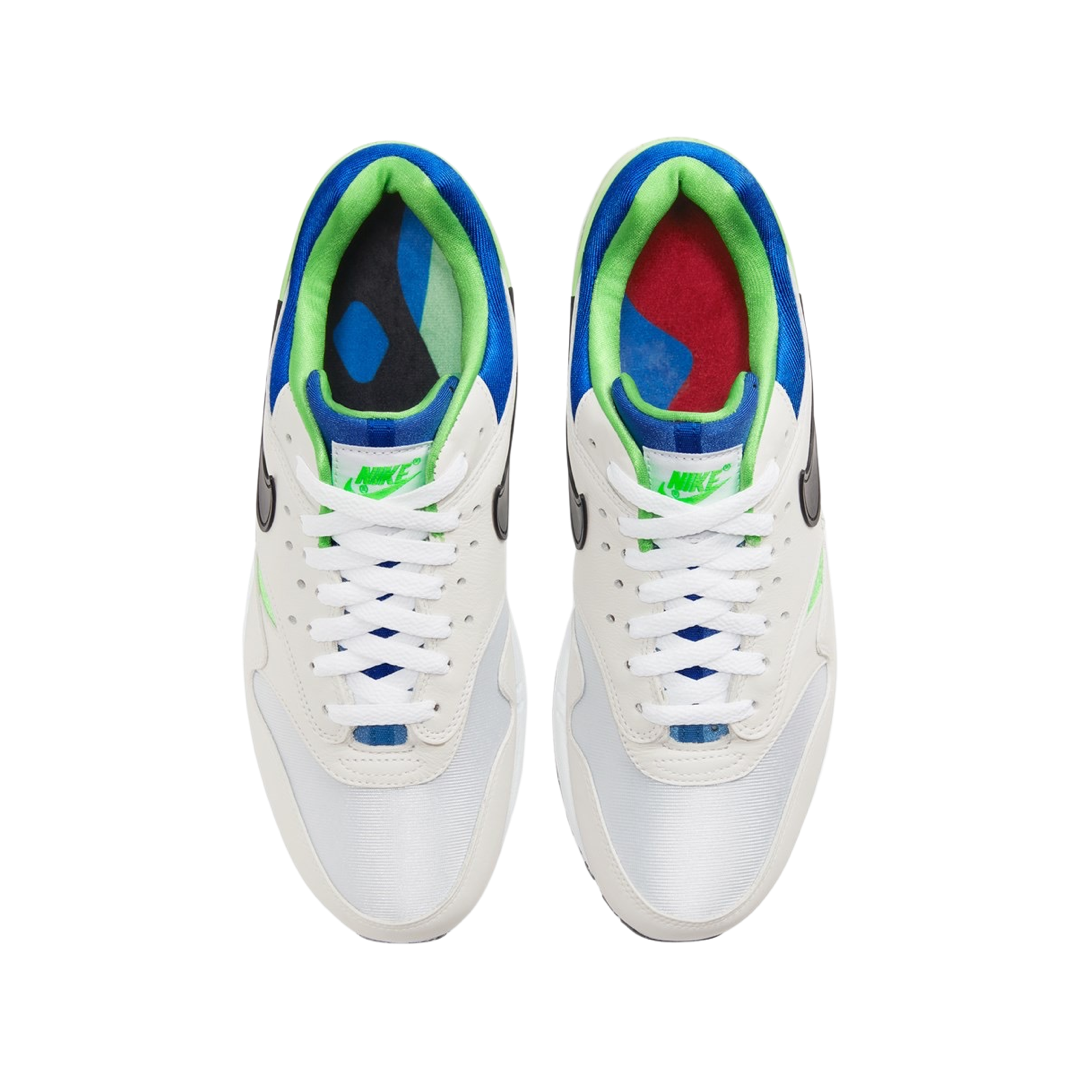 Nike Air Max 1 DNA CH 1 Sneakers - White Black Royal Blue Running Shoes for Men - Comfortable Athletic Shoes for Jogging, Gym & Casual Wear