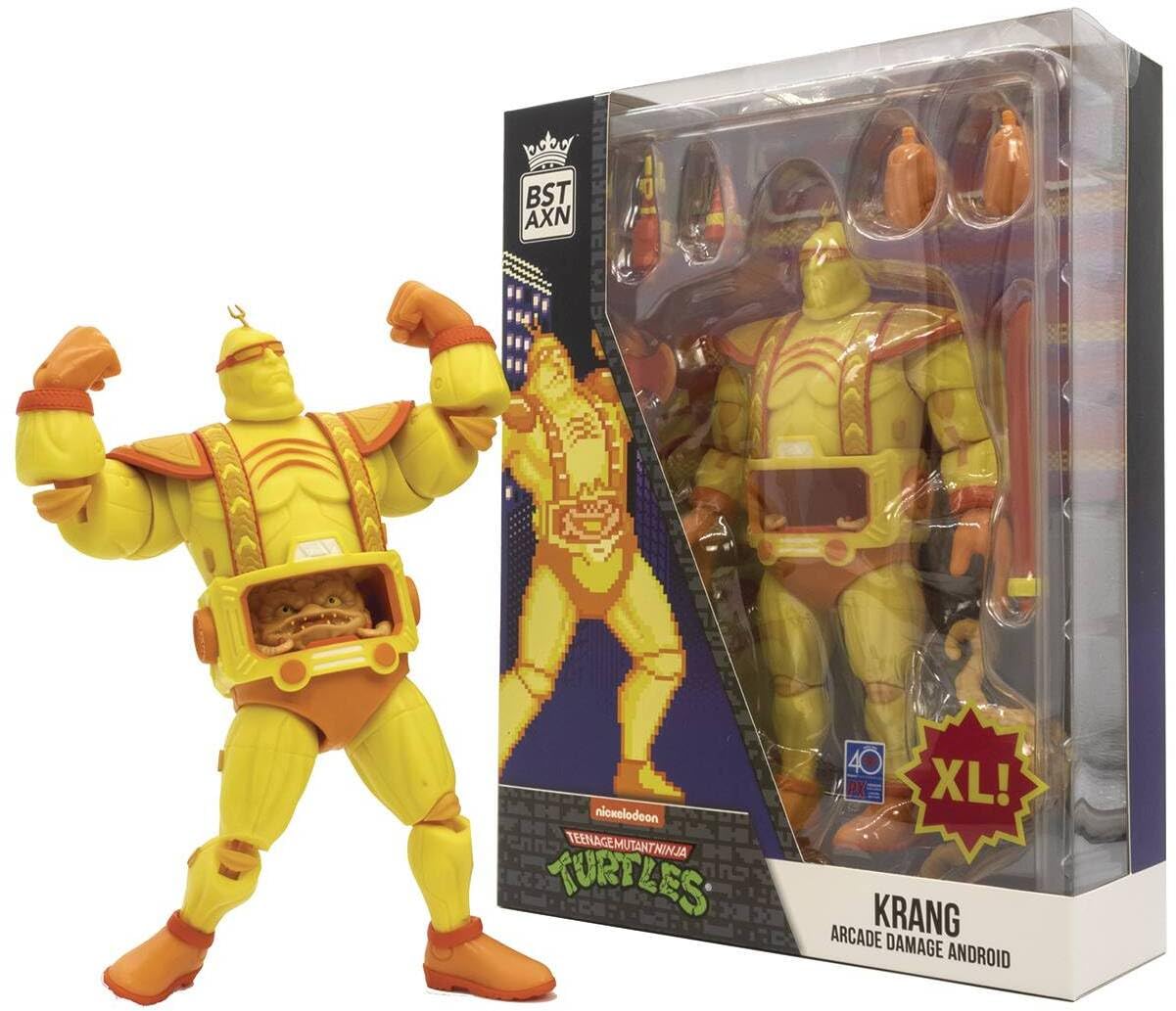 BST AXN XL Teenage Mutant Ninja Turtles: Arcade Krang Exclusive Action Figure - Collectible TMNT Toy for Display & Play | Perfect for TMNT Fans & Collectors