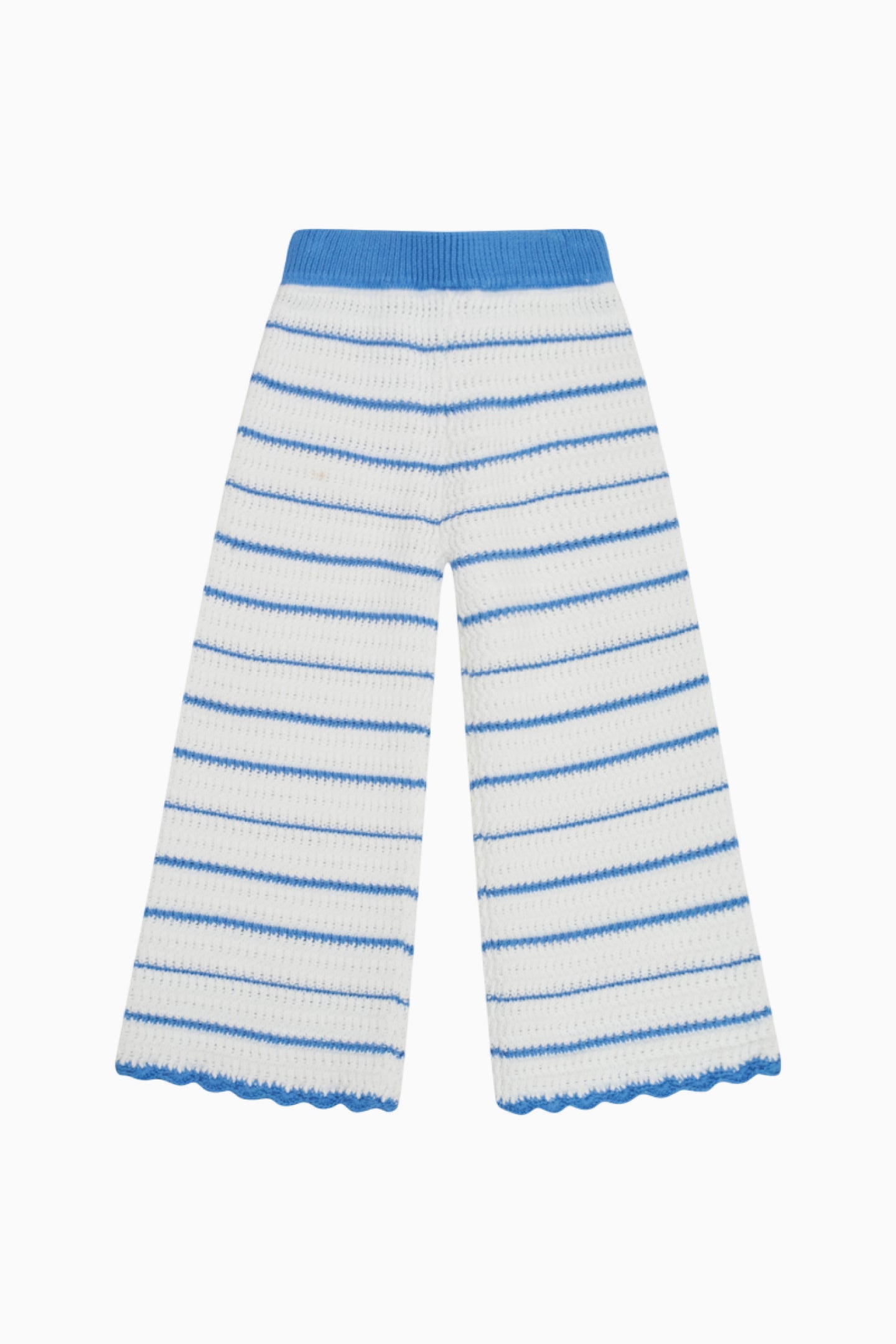 Girls Fawna Striped Crochet Pants - Soft Boho Summer Pants for Toddler & Kids - Perfect for Beach, Vacation & Playtime