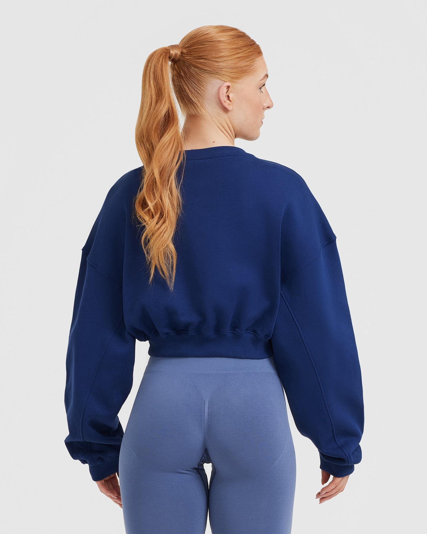 Lightweight Oversized V-Neck Sweatshirt for Women - Soft & Comfortable Pullover Sweater, Midnight Blue | Perfect for Casual Wear, Lounge, Travel & Everyday Outfits